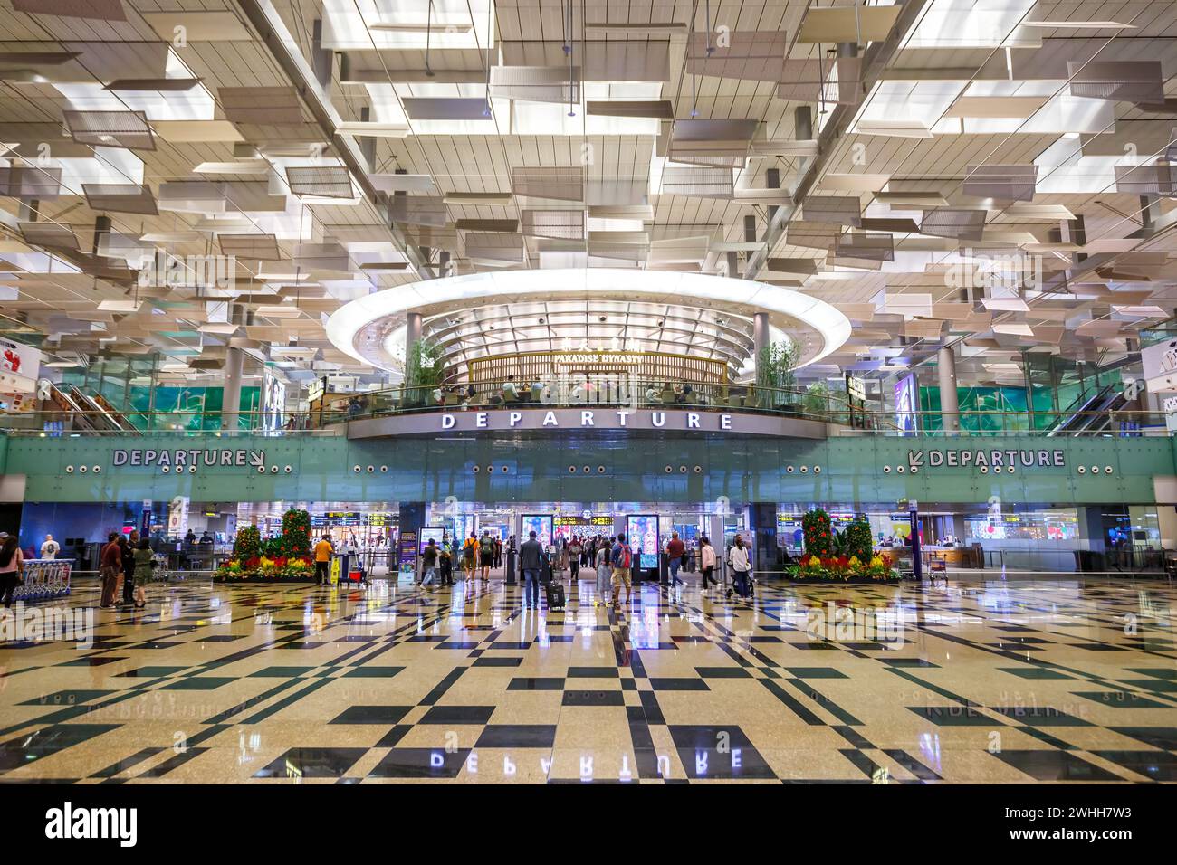 Changi, Singapore - February 2, 2023: Terminal 3 Of Changi Airport (SIN) In Singapore. Stock Photo