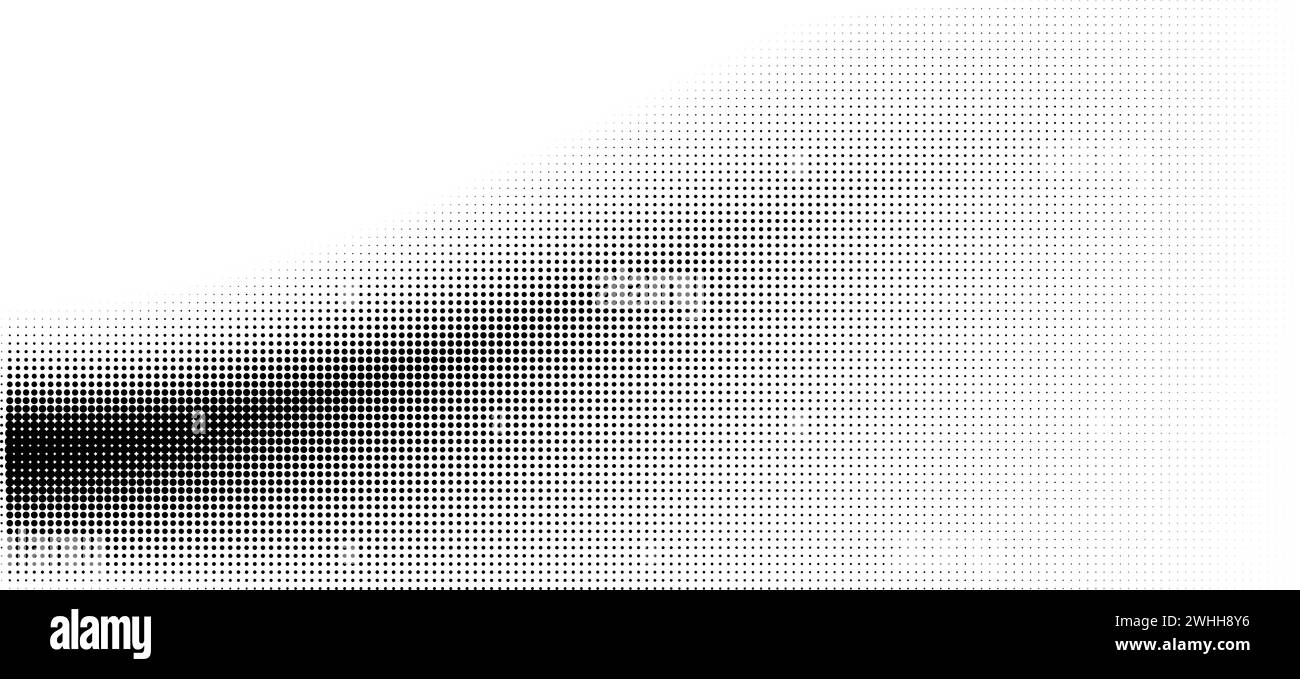 Halftone faded gradient texture. Grunge halftone background. Monochrome ...