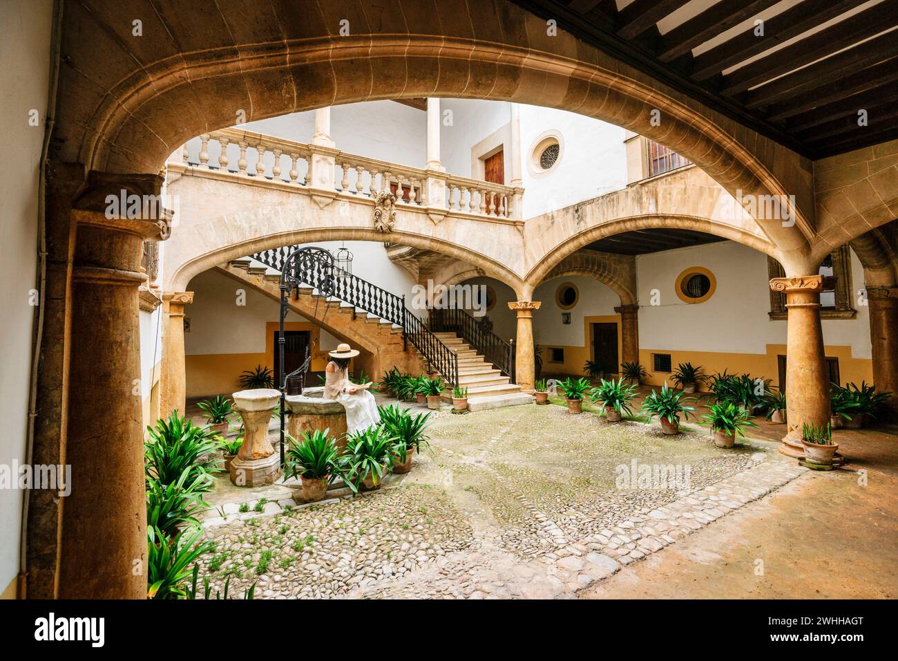Can Oleza palace ordered to be built by the Descos family in the 15th century Stock Photo
