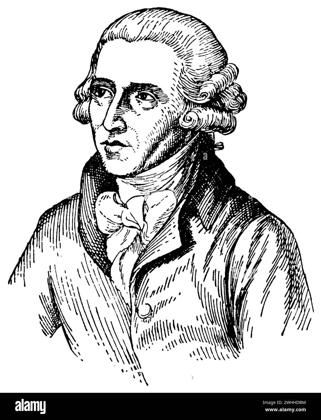 Joseph Haydn (1732-1809), Austrian composer, ,  (collecting picture albums, 1933), Joseph Haydn (1732-1809), österreichischer Komponist, Joseph Haydn (1732-1809), compositeur autrichien Stock Photo
