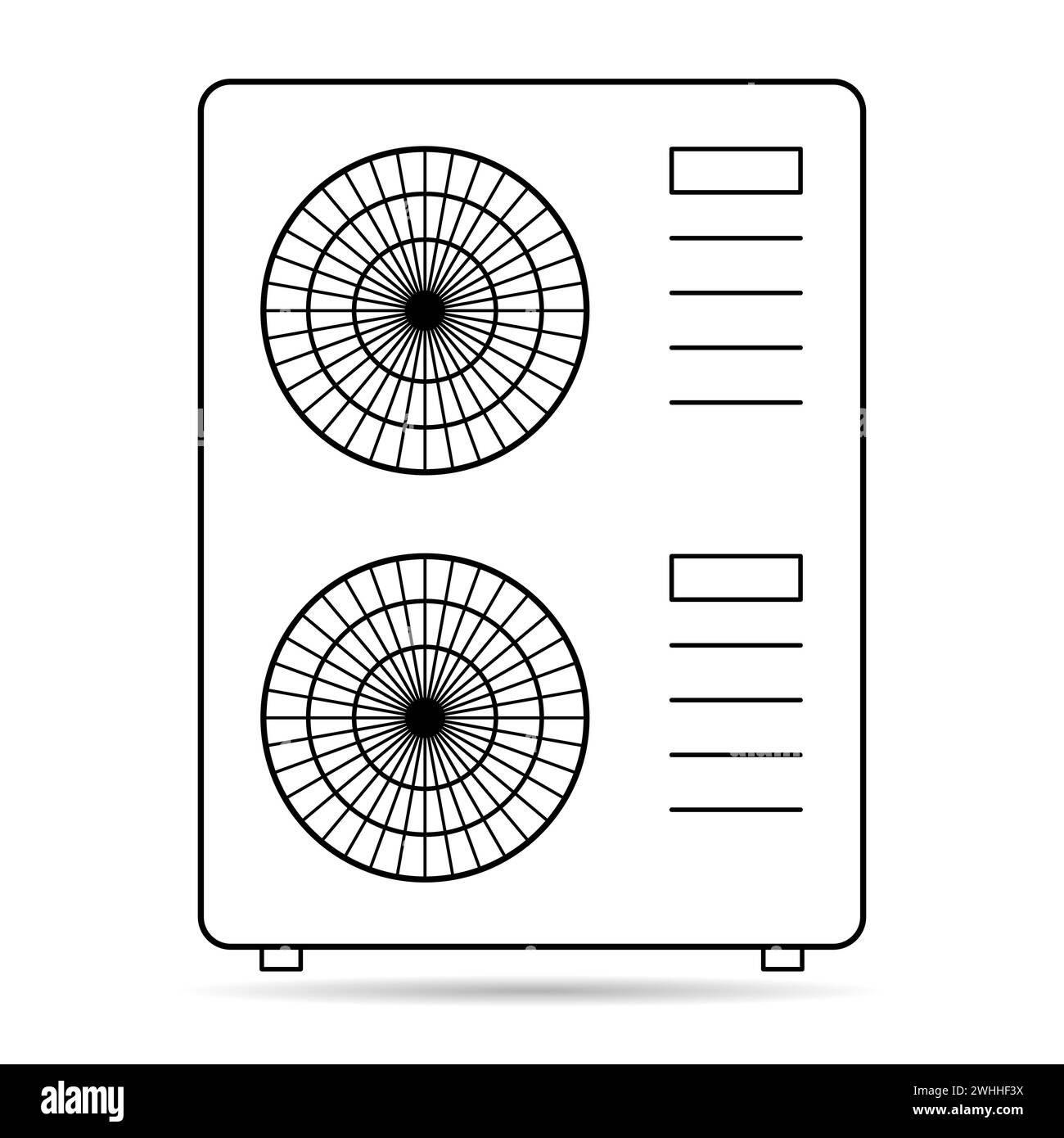 Heat Pump Air Source Shadow Icon Cooling Electric System Machine Cool heat-pump-air-source-shadow-icon-cooling-electric-system-machine-cool