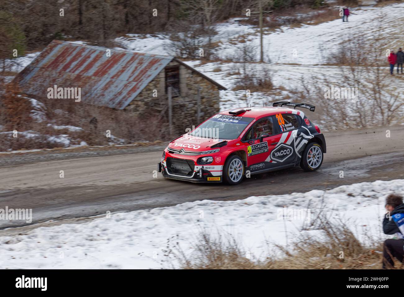 WRC Rally Monte Carlo 2024 Stock Photo Alamy