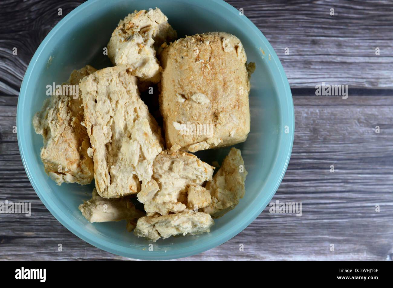 Mish Cheese, a traditional Egyptian cheese that is made by fermenting