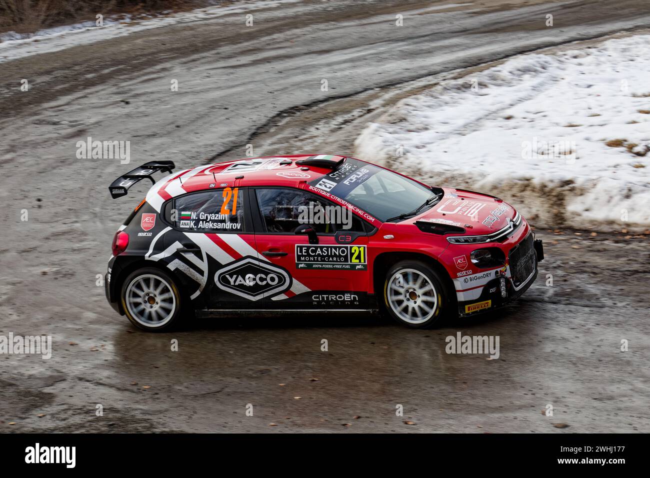 WRC Rally Monte Carlo 2024 Stock Photo Alamy