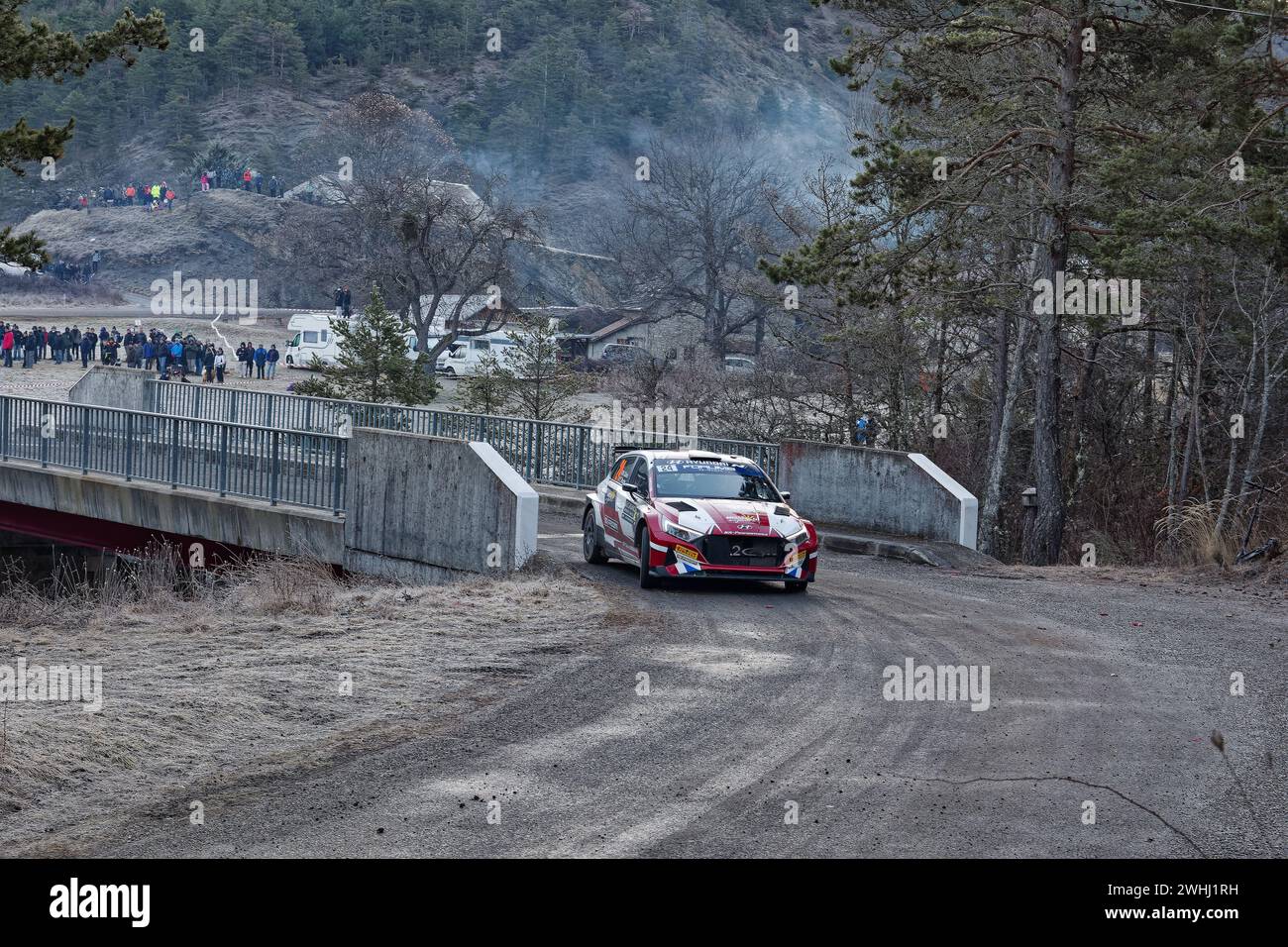 WRC Rally Monte Carlo 2024 Stock Photo