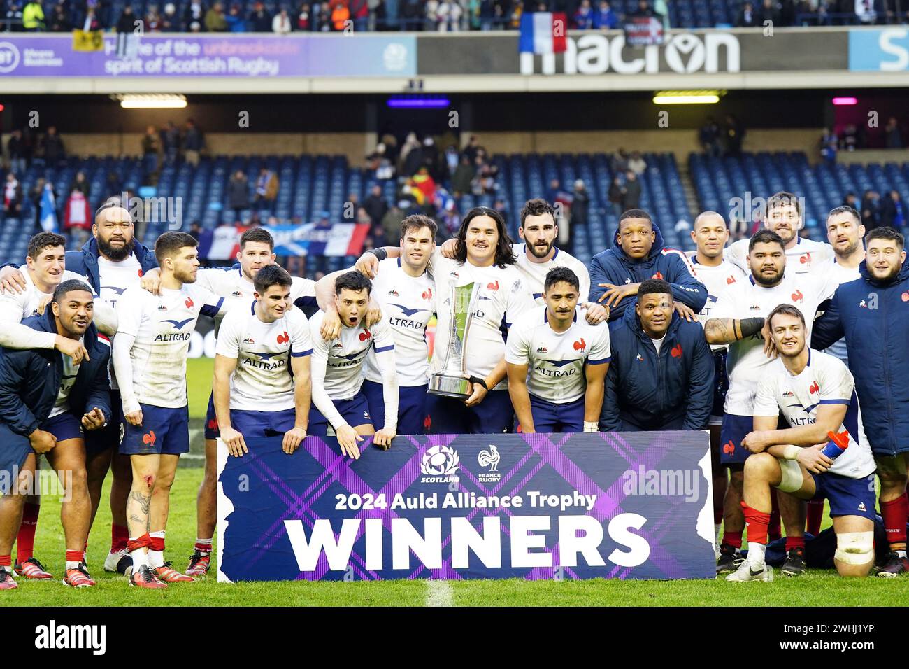 Six nations 2024 france hi-res stock photography and images - Alamy