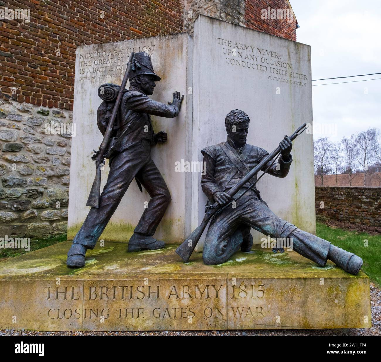 Memorial To The British Soldiers Who Fought And Died At The Battle Of ...