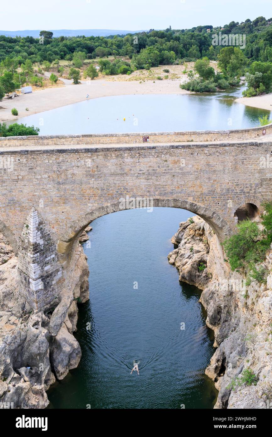 Pont du Diable, France Stock Photo