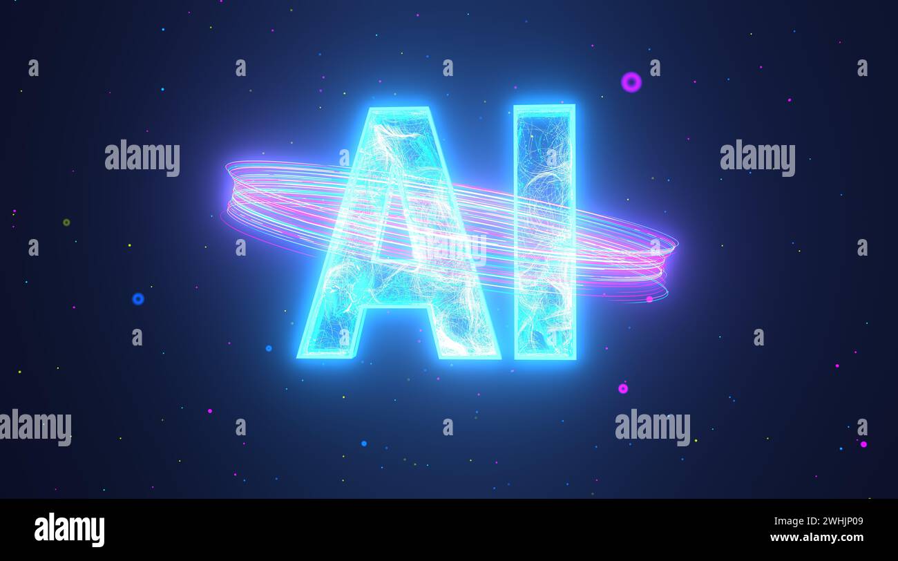 AI, Artificial Ingelligence Stock Photo