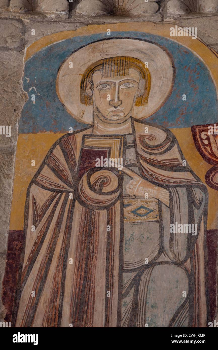 Figure of the Lord at the time of consecration of bread Stock Photo