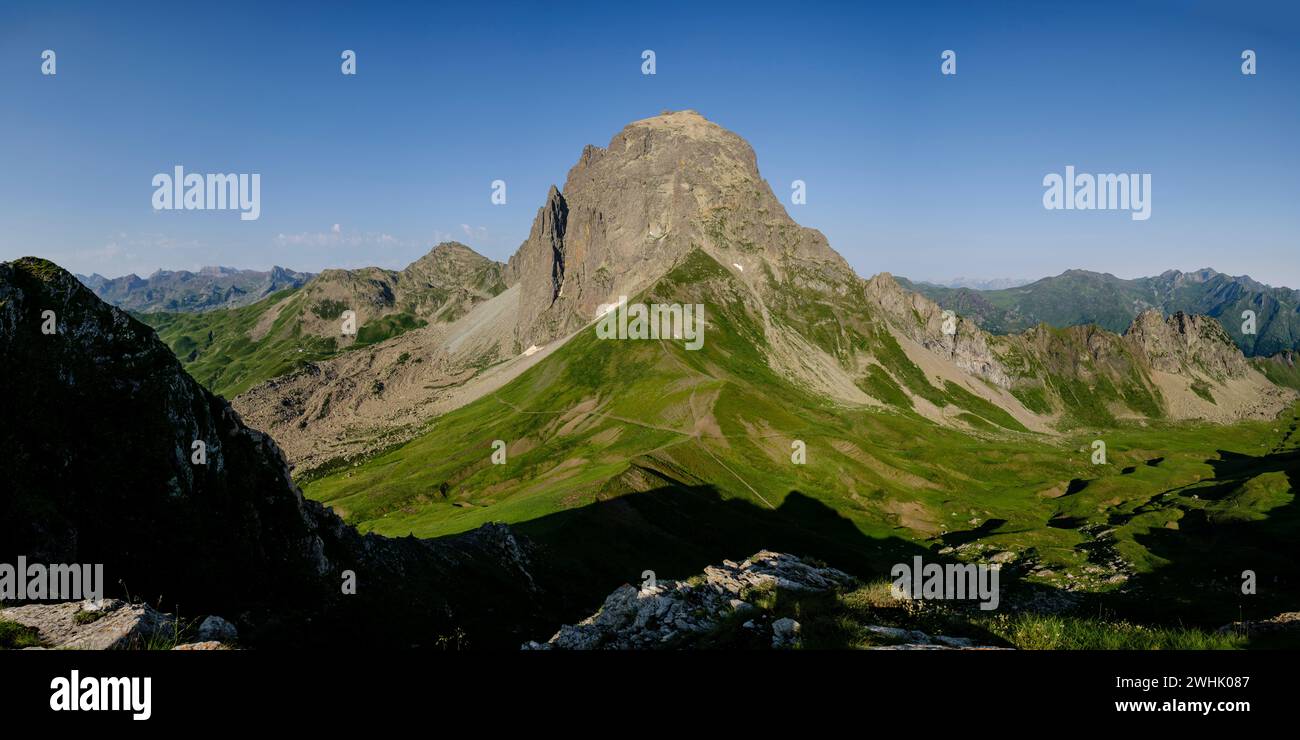 Midi d'Ossau peak Stock Photo