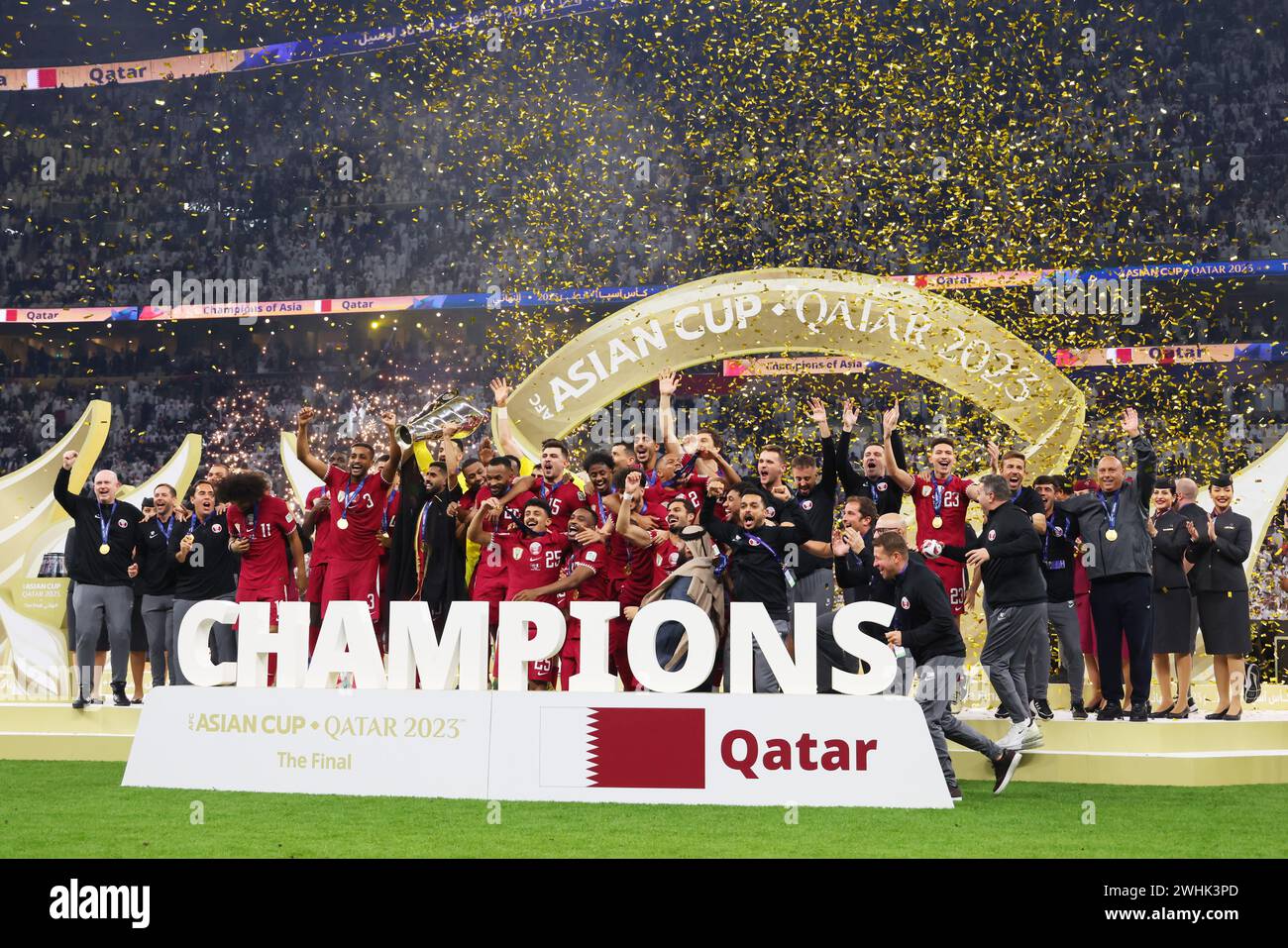 Qatar team group (QAT), FEBRUARY 10, 2024 - Football / Soccer : AFC