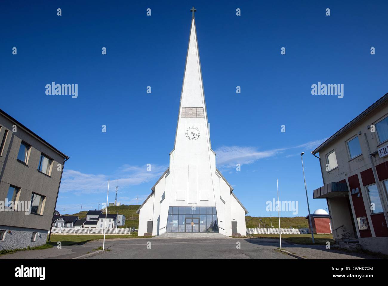 Vardo, Church, Norway Stock Photo