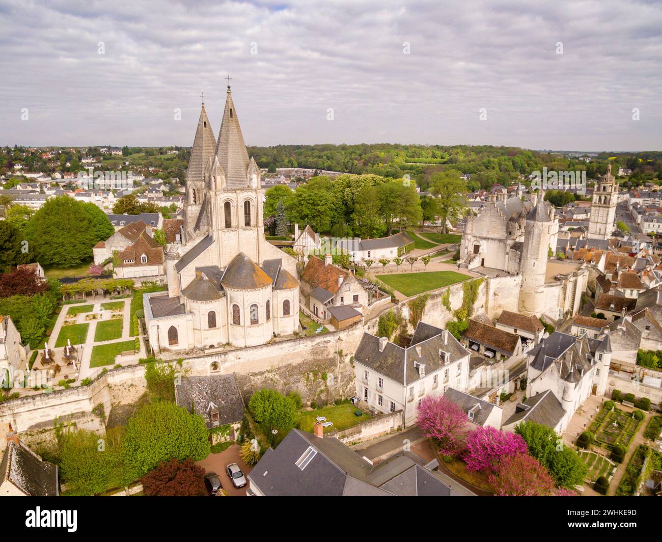 Collegiate church of Saint-Ours Stock Photo