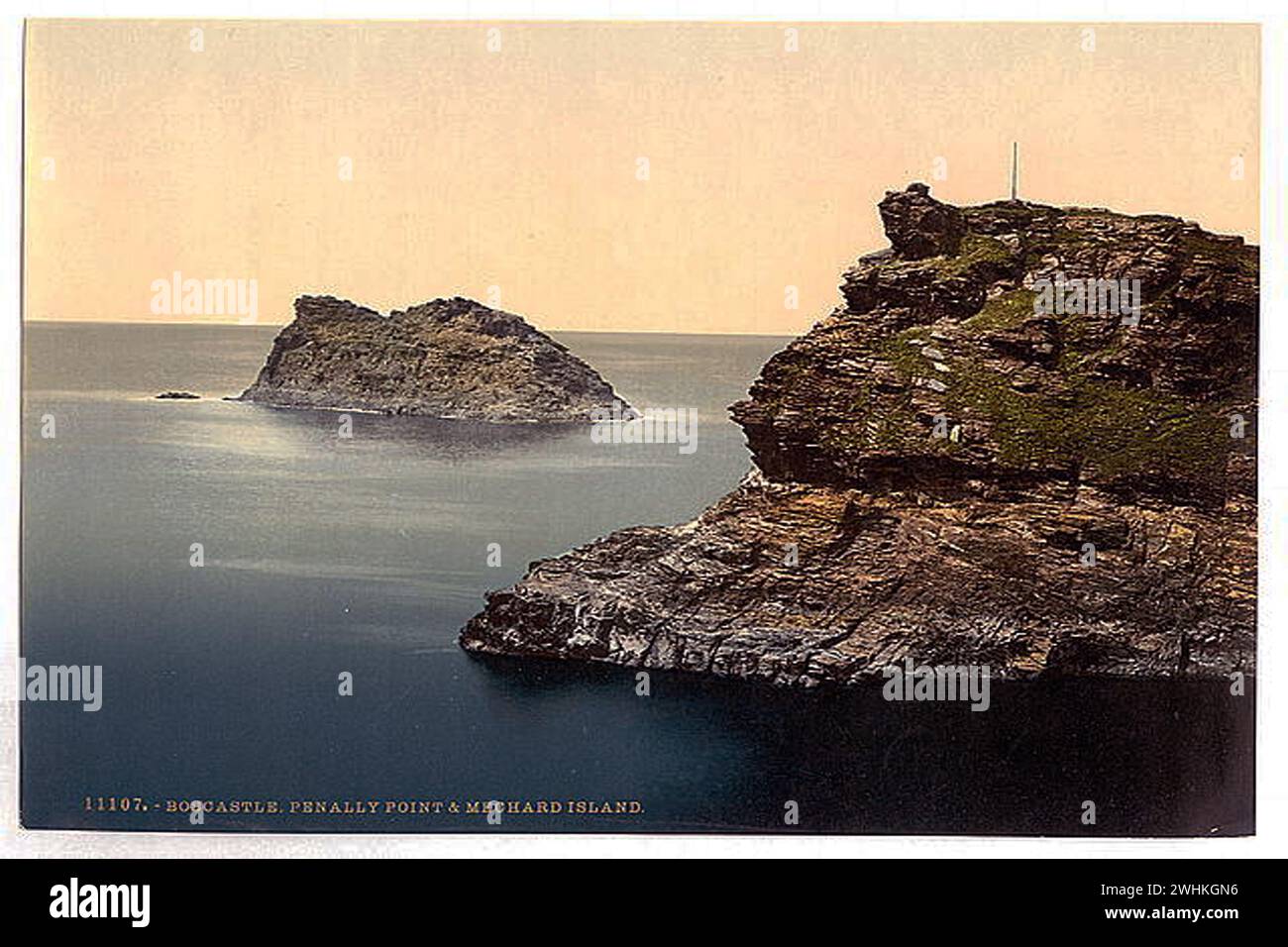 vintage photochrom prints of various landmarks and locations throught England Stock Photo