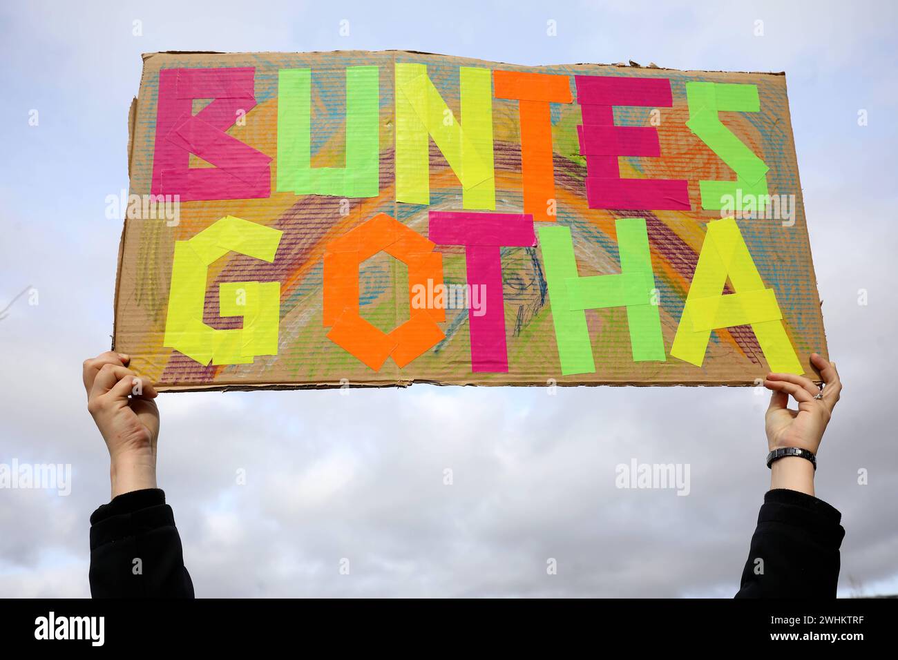 Demonstration unter dem Motto Nie wieder ist jetzt für Demokratie