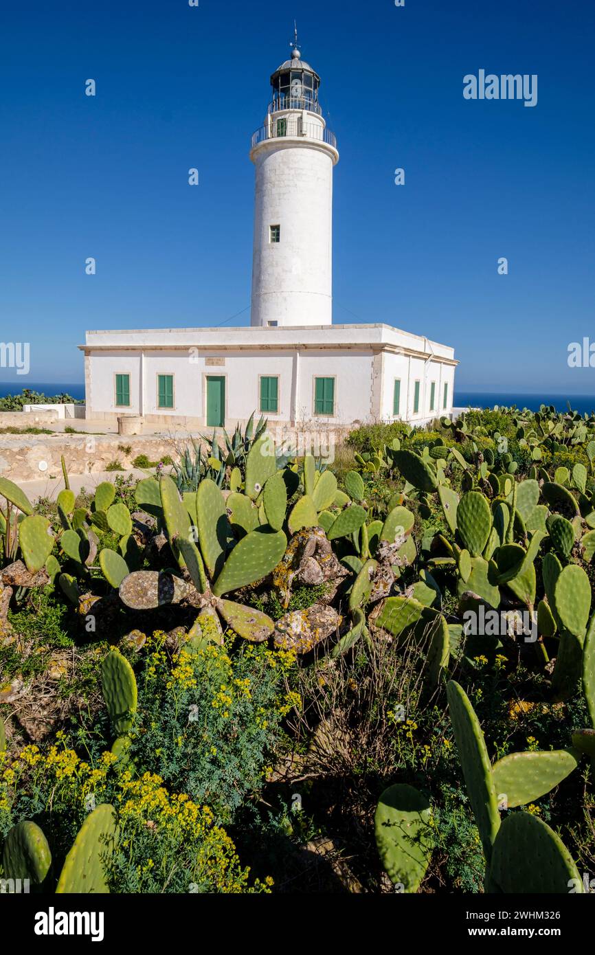 La Mola Lighthouse Stock Photo