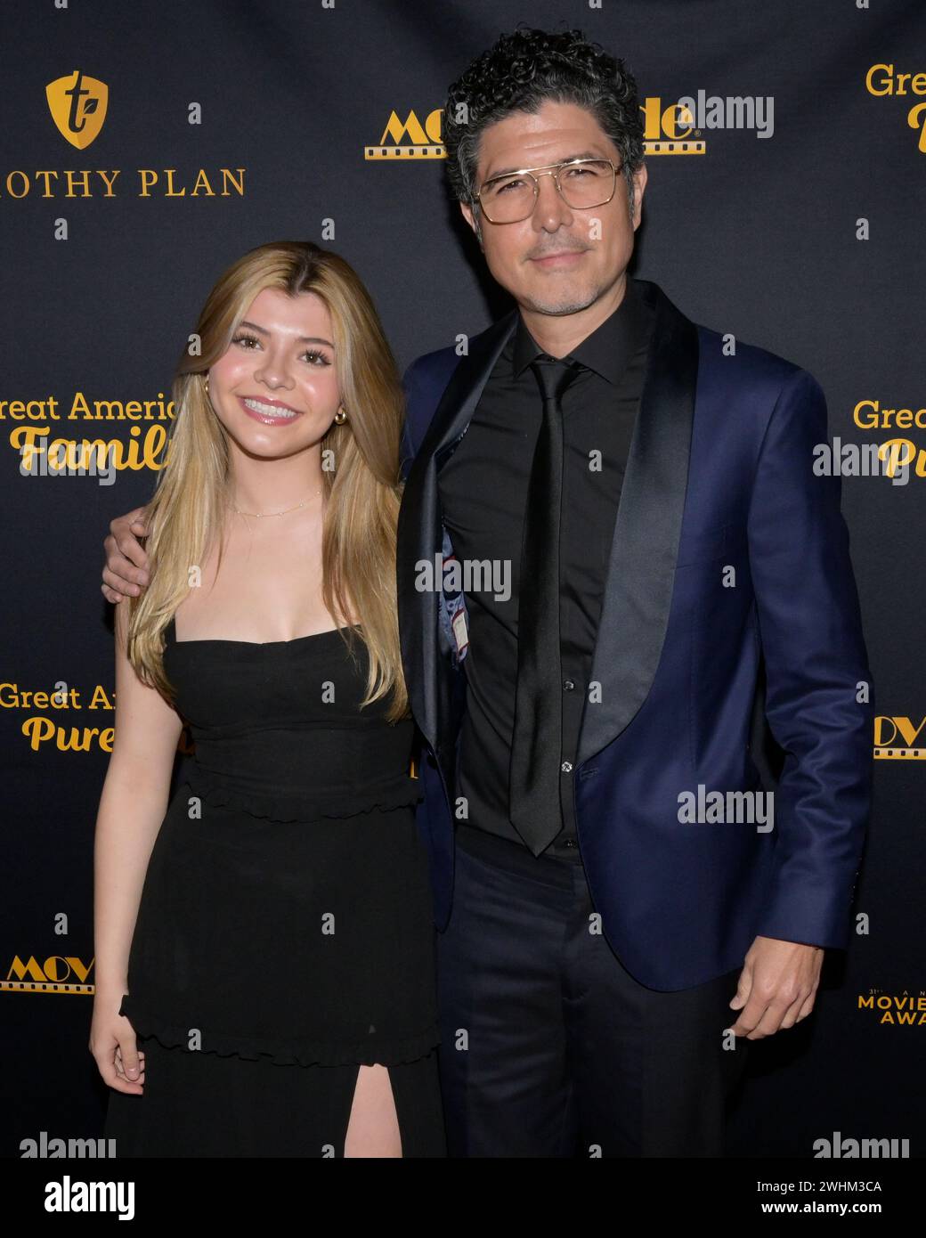 Hollywood, California, USA. 09th Feb, 2024. Estela Ines Monteverde and(01)