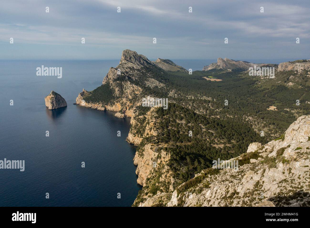 Islote de Es Colomer Stock Photo - Alamy