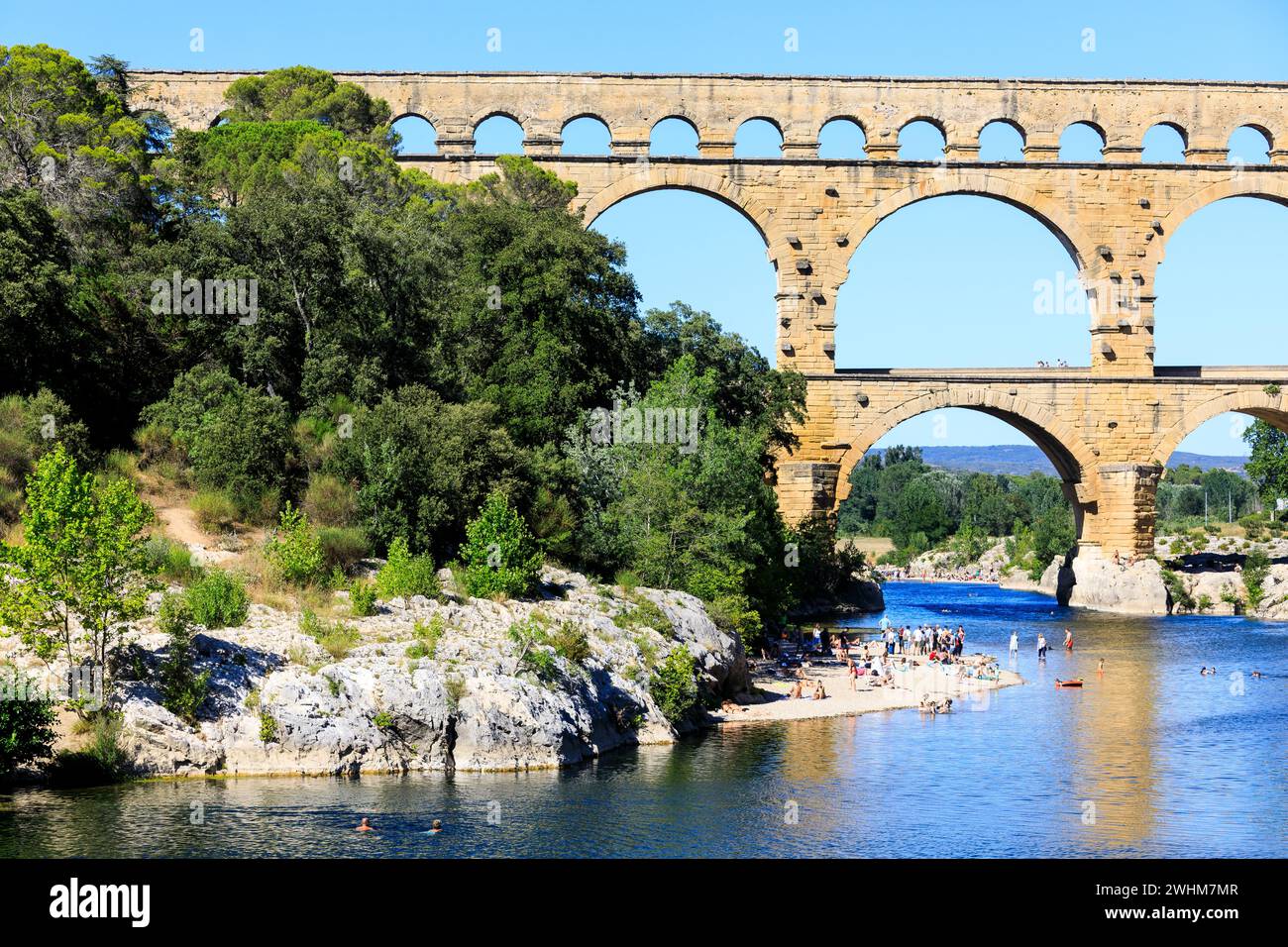 Pont du Gard, France Stock Photo