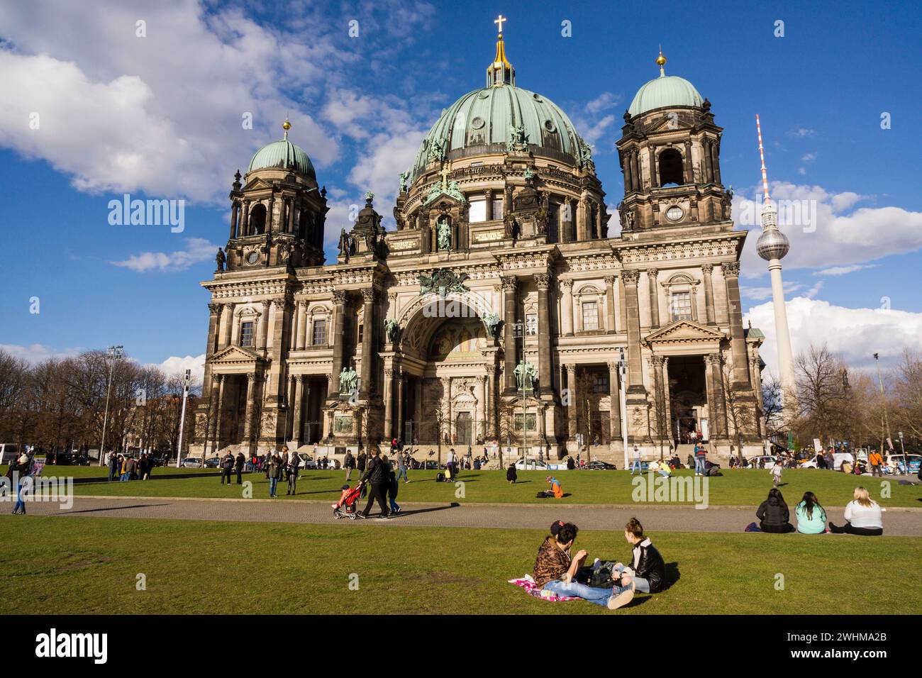 Berlin Cathedral (Berliner Dom) temple of the Evangelical Church Stock Photo