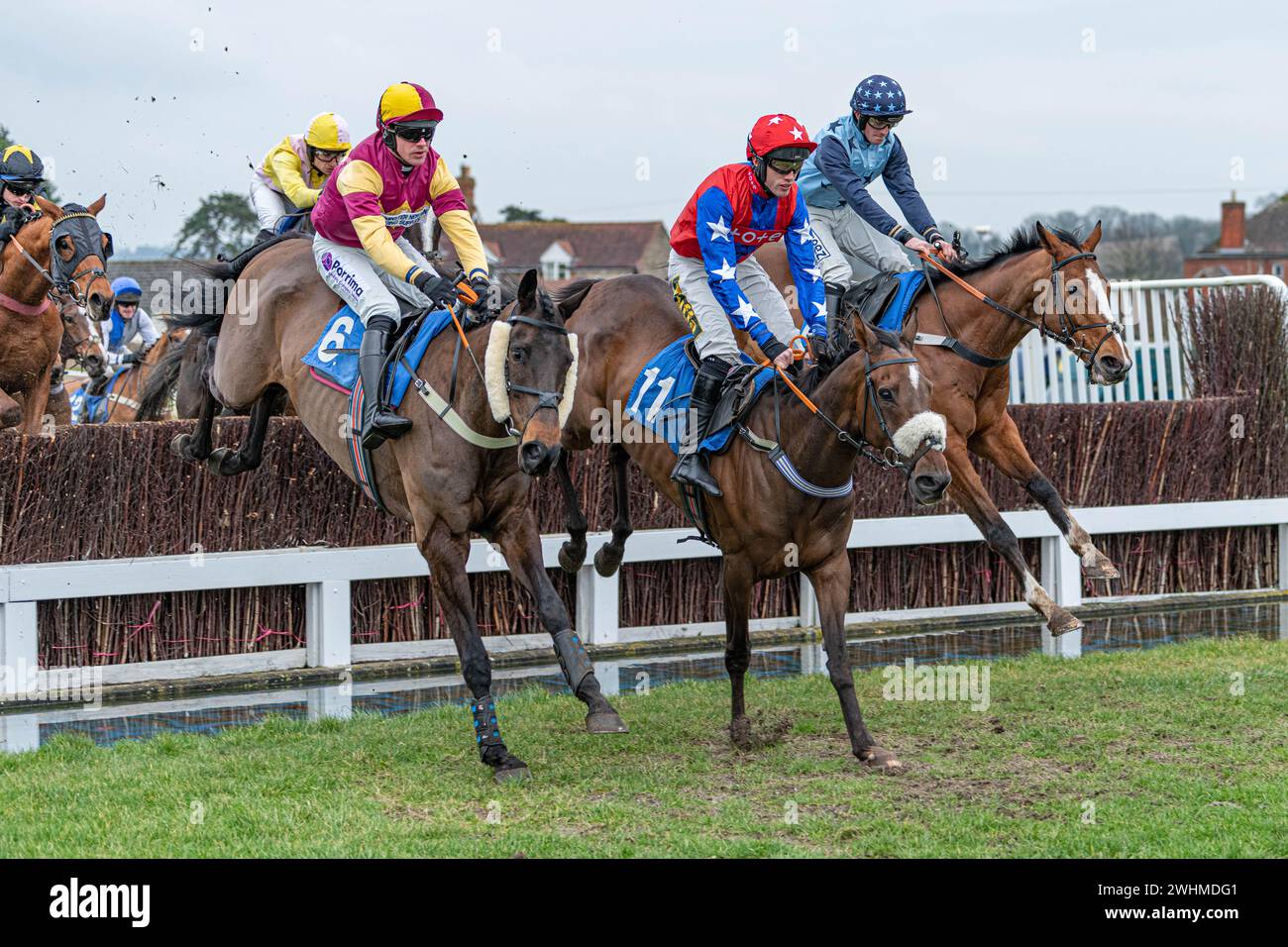 Fourth race at Wincanton, March 2nd, 2022 Stock Photo