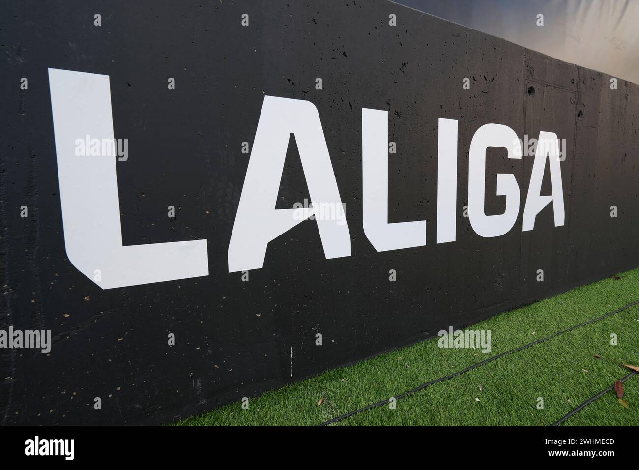 ELDA, SPAIN - FEBRUARY 10: LaLiga panel prior to the LaLiga Hypermotion match between CD Eldense and SD Huesca at Nuevo Pepico Amat Stadium on February 10, 2024 in Elda, Spain. (Photo by Francisco Macia/Photo Players Images) Stock Photo