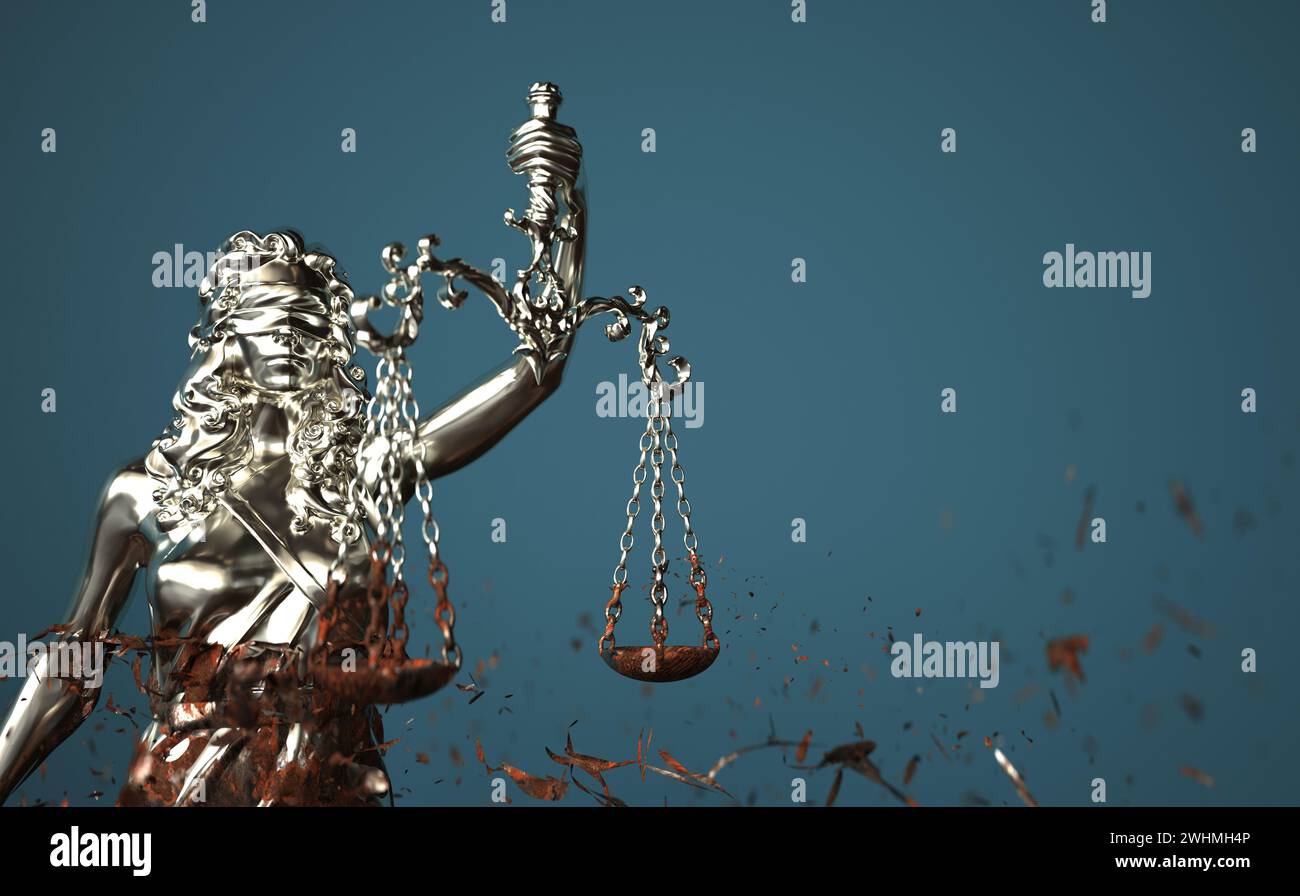 Lady Justic Statue, Law Reform Stock Photo