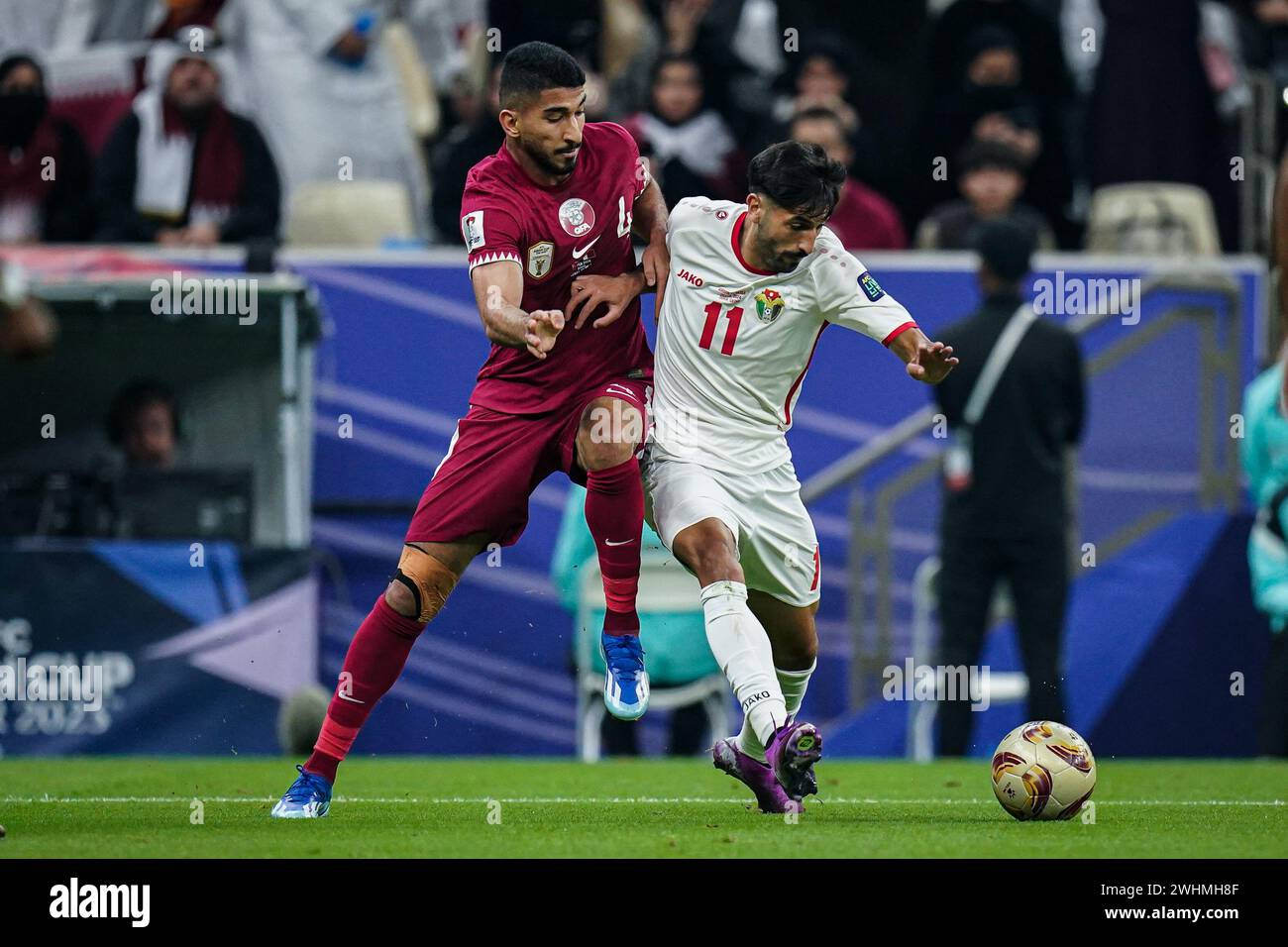 Doha, Qatar, 10 Feb 2024, AFC Asian Cup Qatar 2023 Final: Qatar 3-1 Jordan Stock Photo