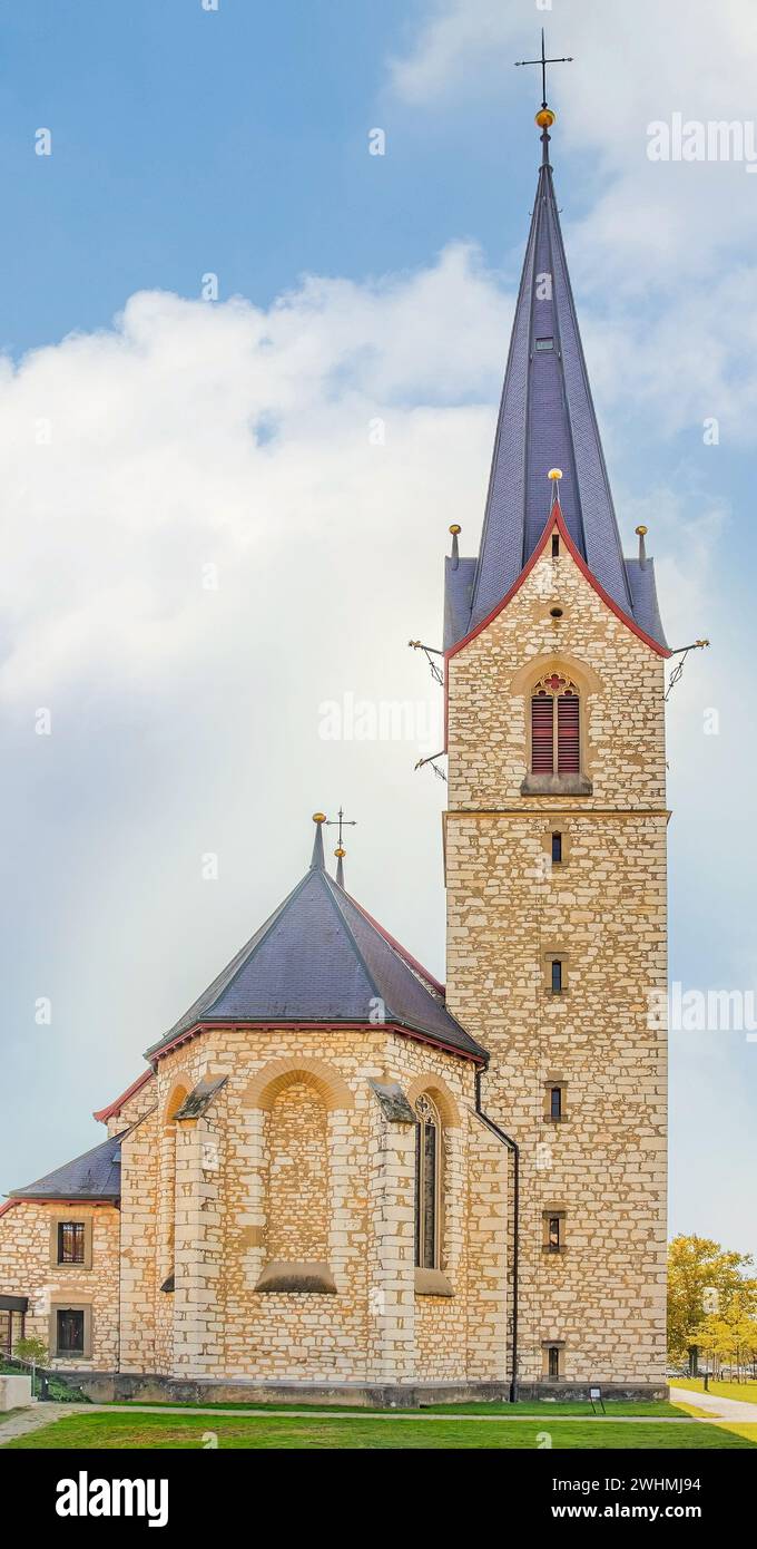 Catholic Holy Trinity Church BÃ¼lach, Canton of Zurich, Switzerland Stock Photo