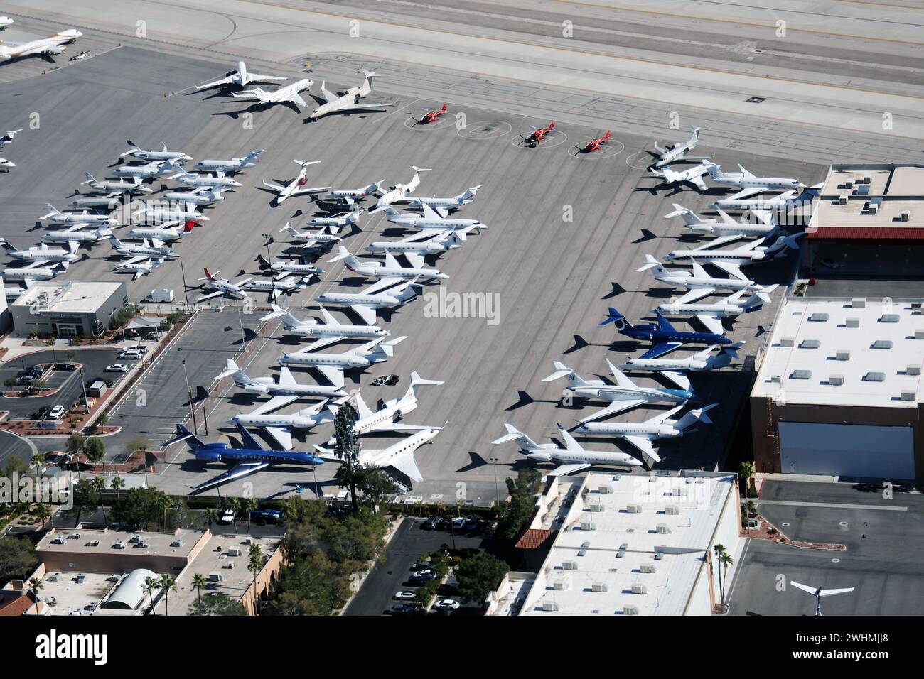LAS VEGAS NV FEBRUARY 10 Aerial View Of North Las Vegas Airport Las vegas nv february 10 aerial view of north las vegas airport