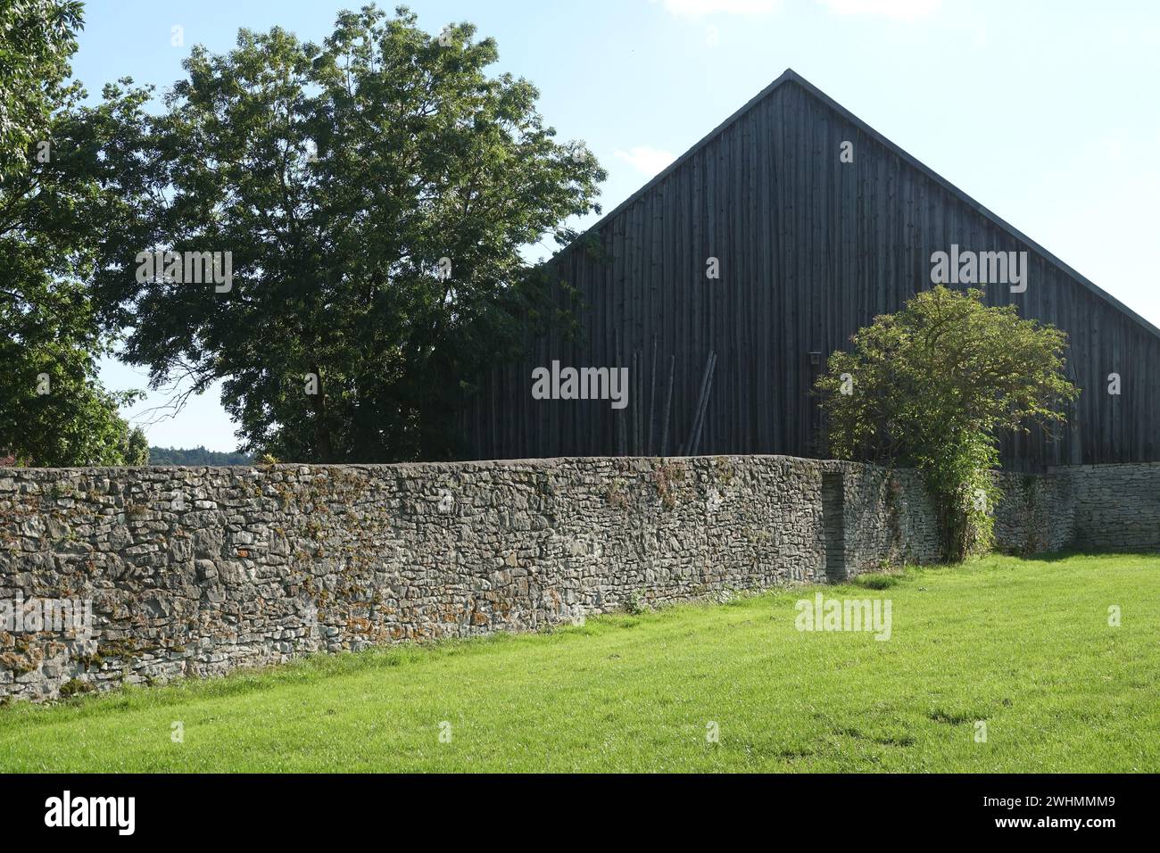 Stone wall Stock Photo