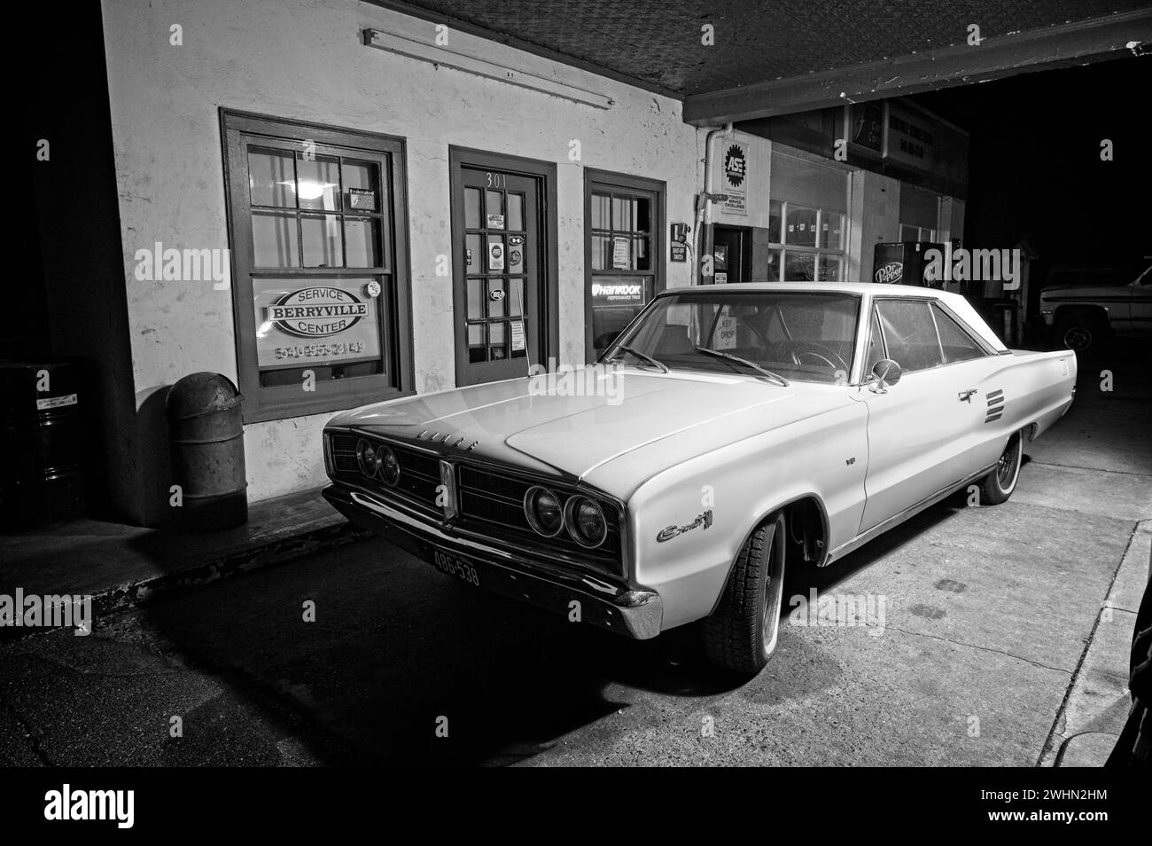 USA; 02-10-2024: The 1966 Dodge Coronet 500. The coronet is an automobile that was marketed by Dodge in seven generations, and shared nameplates with Stock Photo
