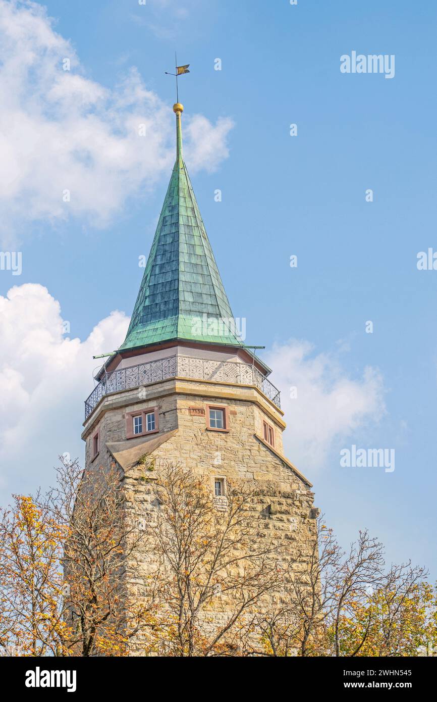 High tower Rottweil, Baden-WÃ¼rttemberg Stock Photo