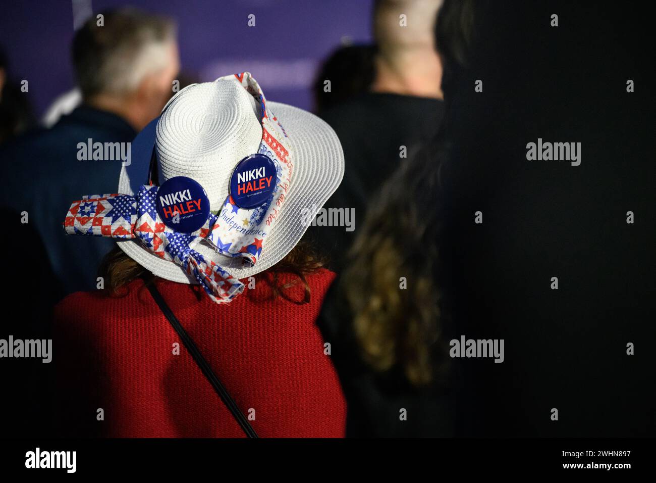 Gilbert, South Carolina February 10, 2024 Nikki Haley supporters