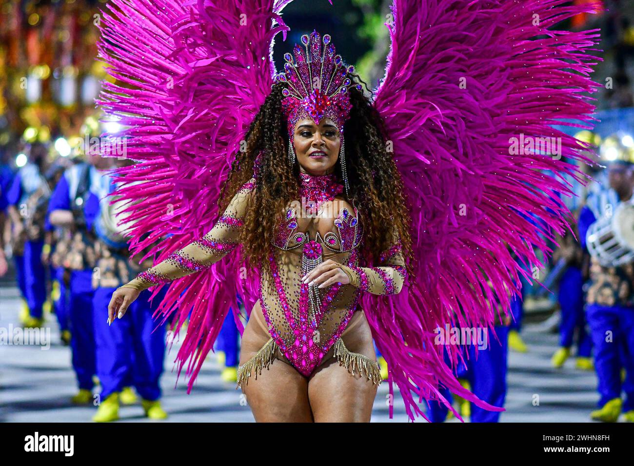 RJ RIO DE JANEIRO 02/10/2024 CARNIVAL RIO 2024, ESCOLA DE SAMBA