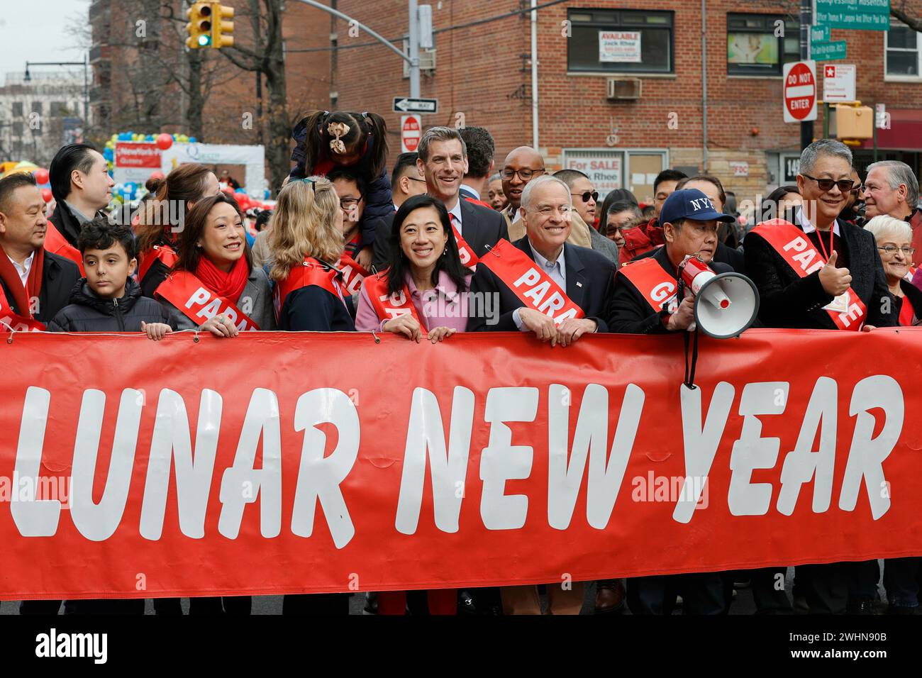 Flushing Queens, New York, USA, February 10, wafaq New York
