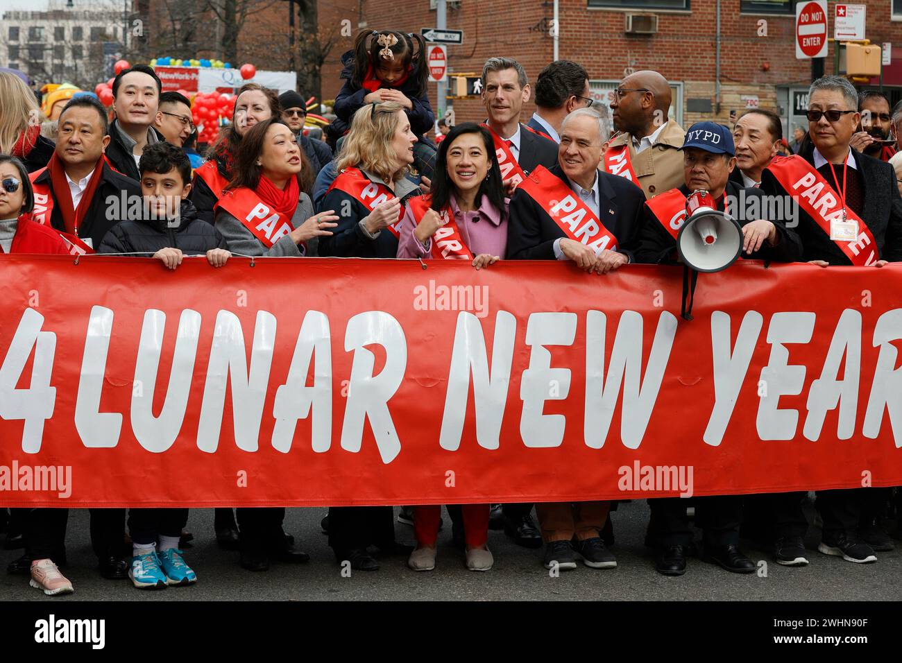 Flushing Queens, New York, USA, February 10, wafaq New York