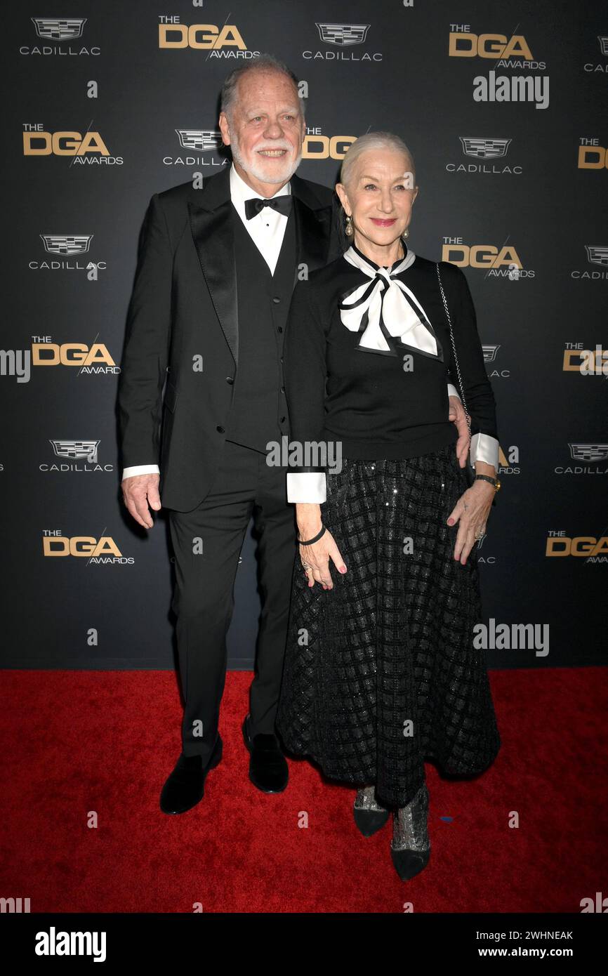 Beverly Hills, Ca. 10th Feb, 2024. Taylor Hackford and Helen Mirren at ...