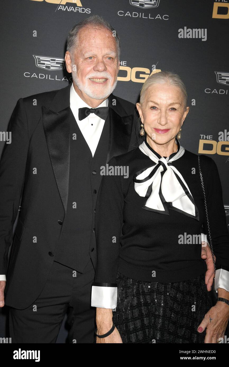 Beverly Hills, Ca. 10th Feb, 2024. Taylor Hackford and Helen Mirren at ...