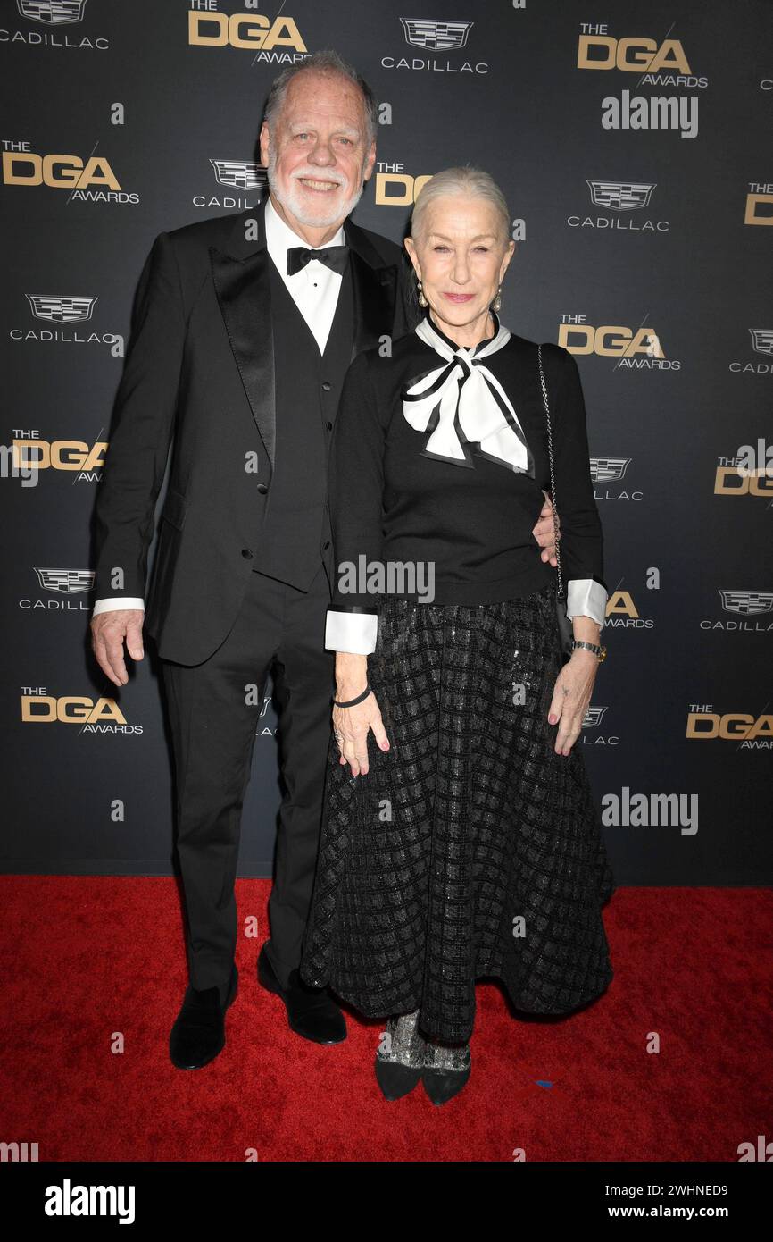 Beverly Hills, Ca. 10th Feb, 2024. Taylor Hackford and Helen Mirren at ...