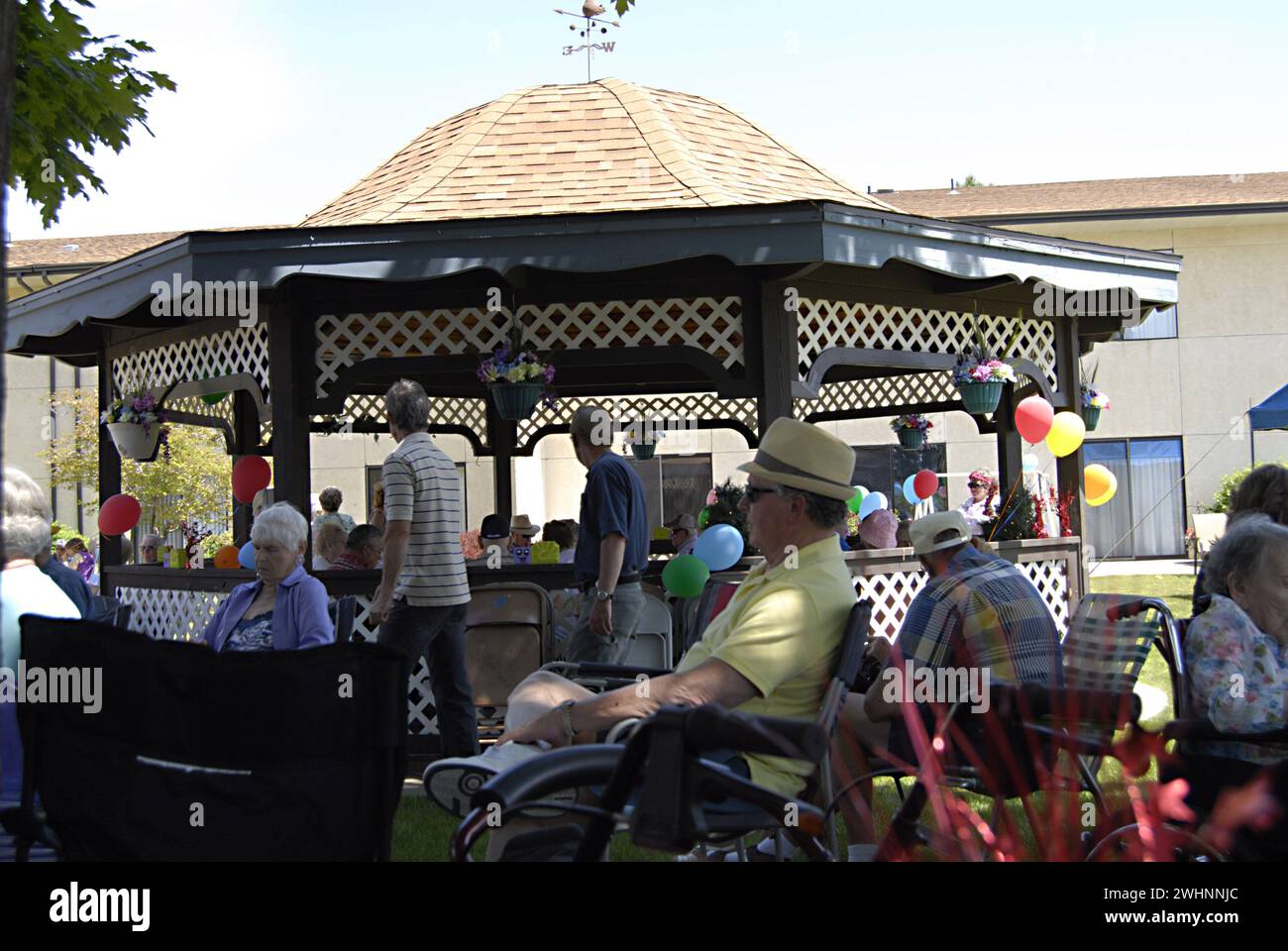 LEWISTON/IDAHO STATE/USA Senior citizen at R oyal Plaza Retirement