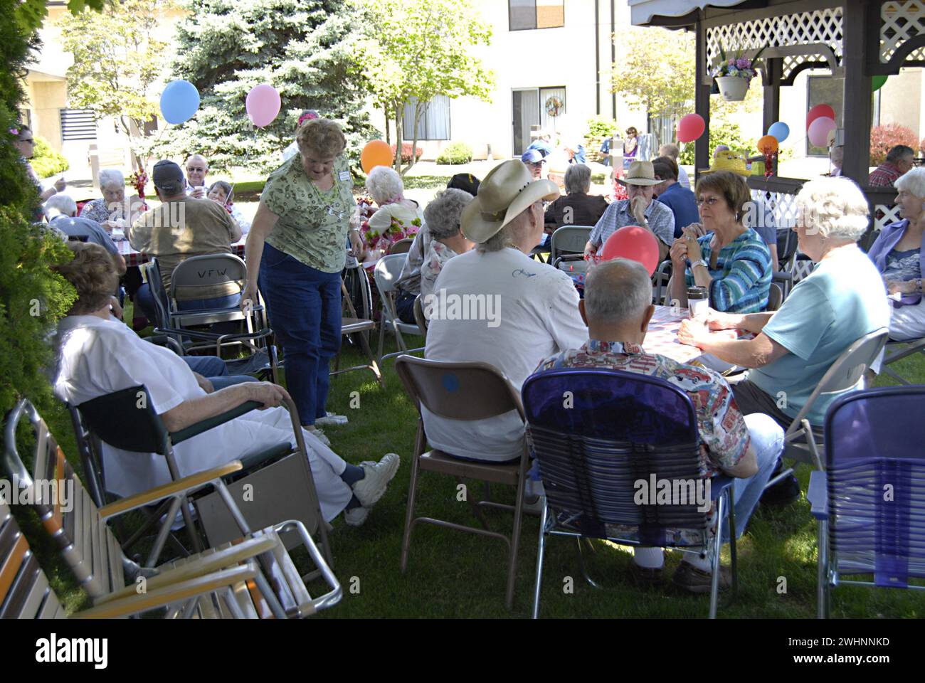 LEWISTON/IDAHO STATE/USA Senior citizen at R oyal Plaza Retirement
