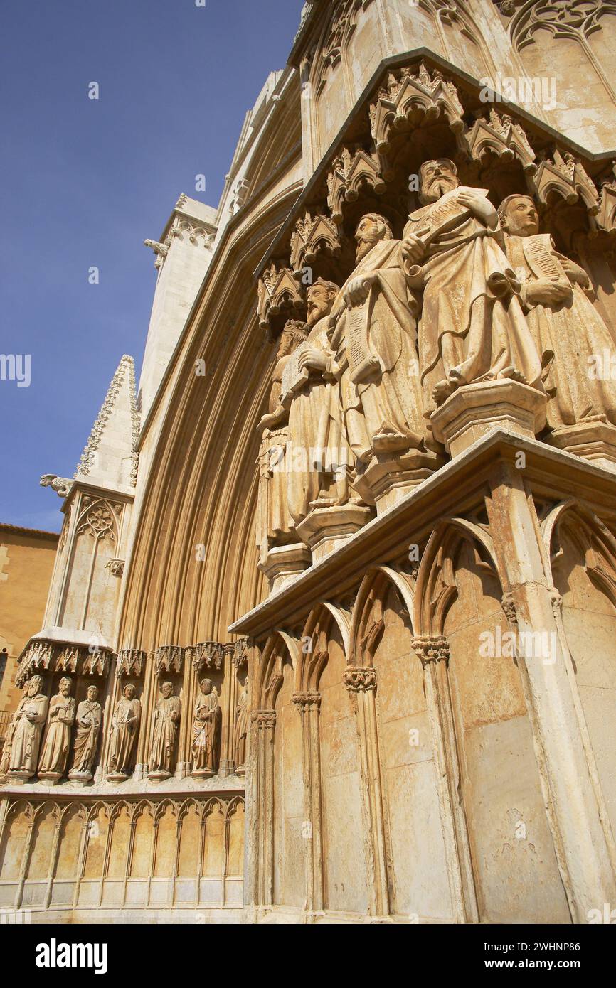 Catedral de Santa Tecla.Tarragona.Catalunya.EspaÃ±a. Stock Photo