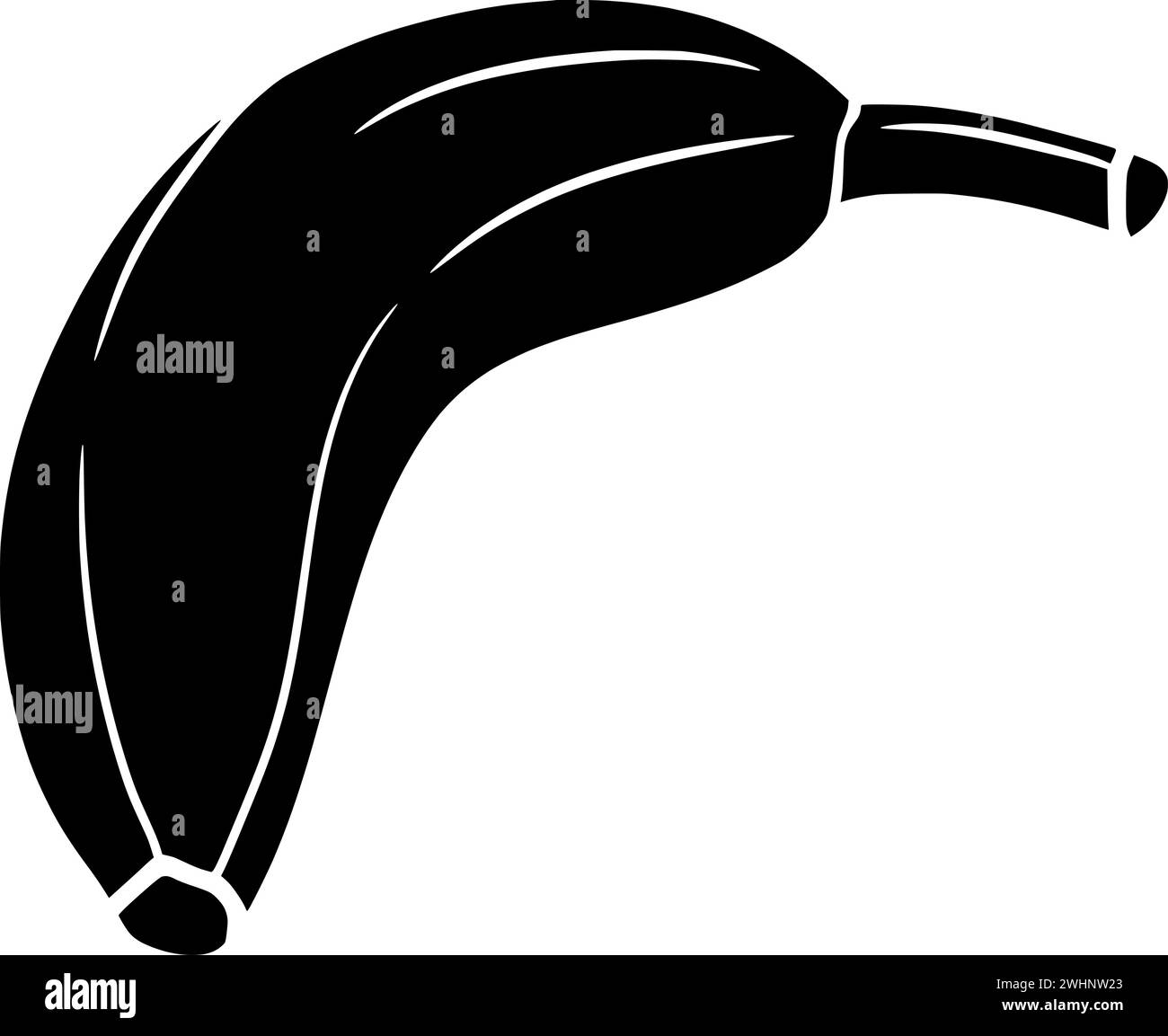 fruit illustration food silhouette tropical logo banana icon tree