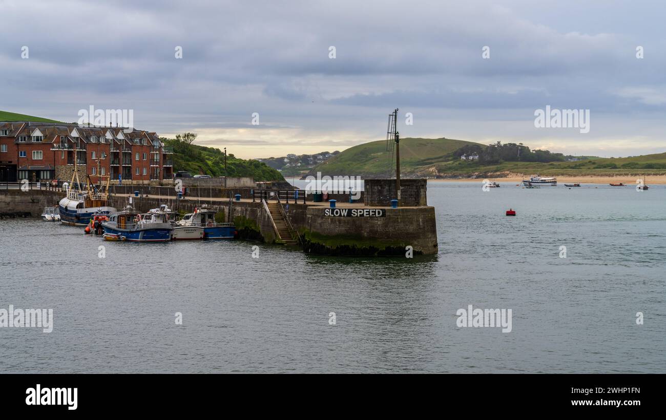 Padstow, Cornwall, England, UK June 06, 2022 Ships in the harbour