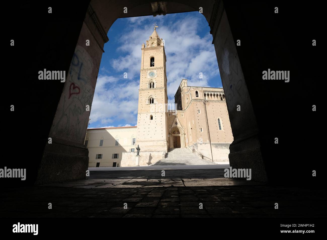 Chieti, Cathedral, Piazza San Giustino Stock Photo