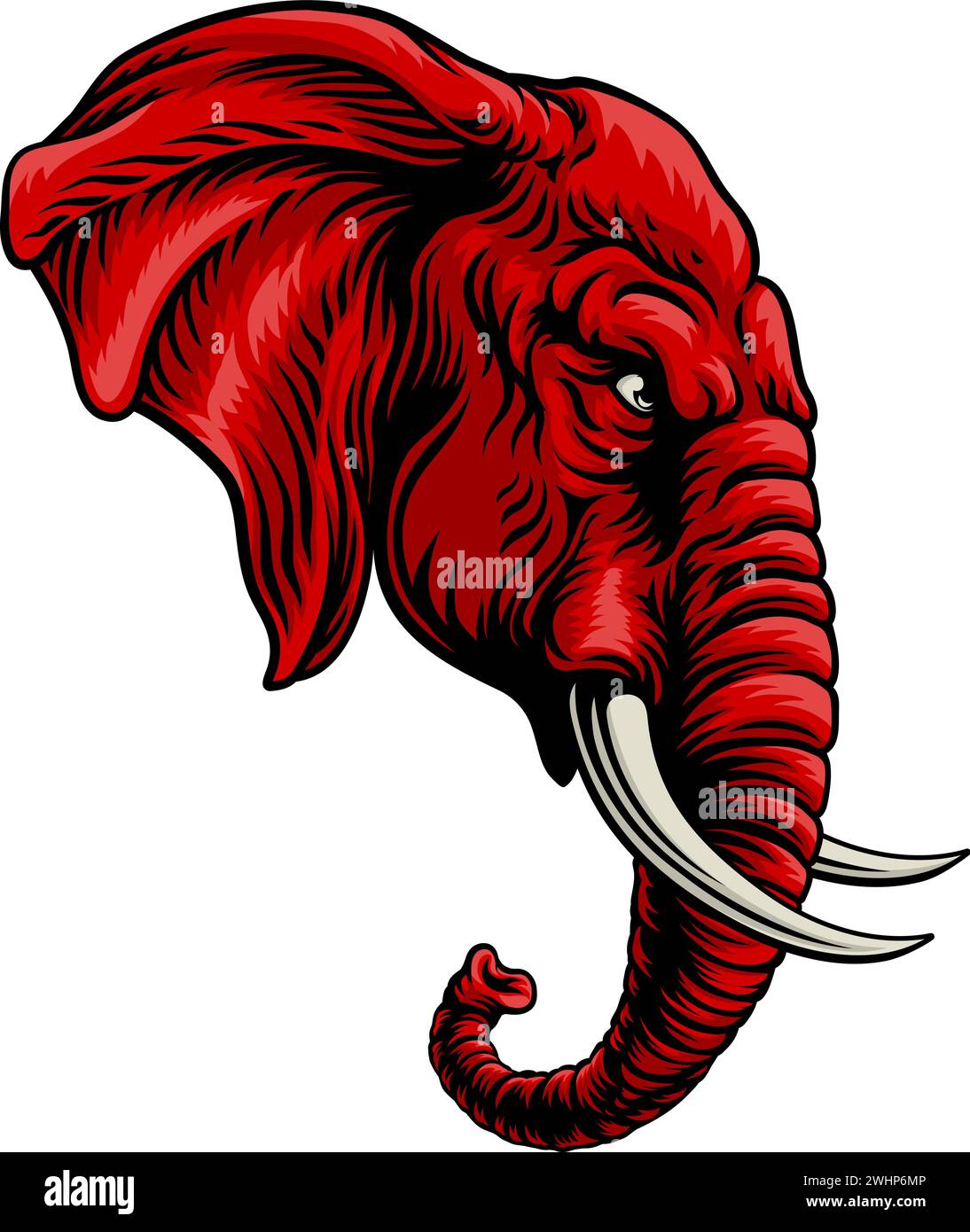 Republican Elephant Election Political Party Icon Stock Vector