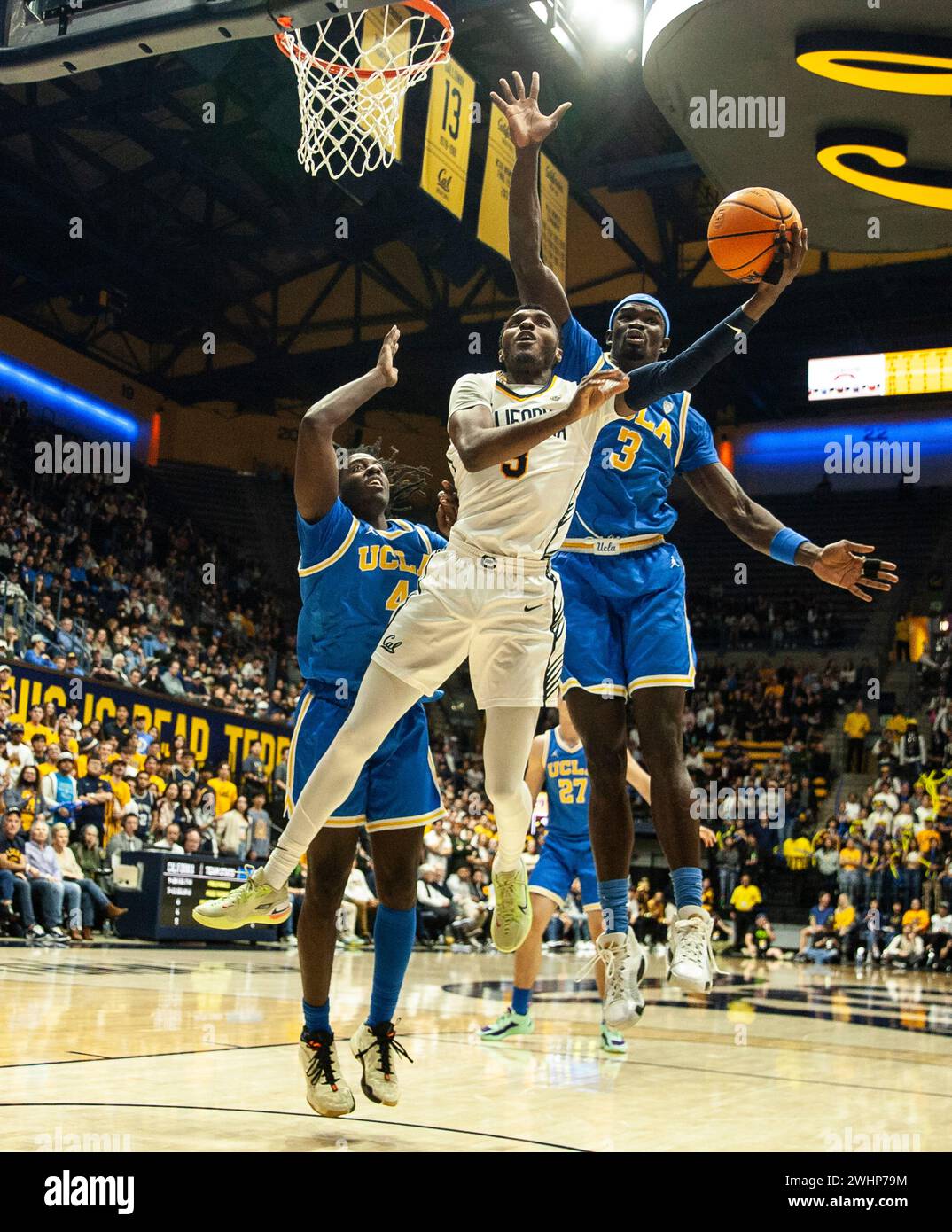 Haas Pavilion Berkeley Calif, USA. 10th Feb, 2024. CA U.S.A. California ...