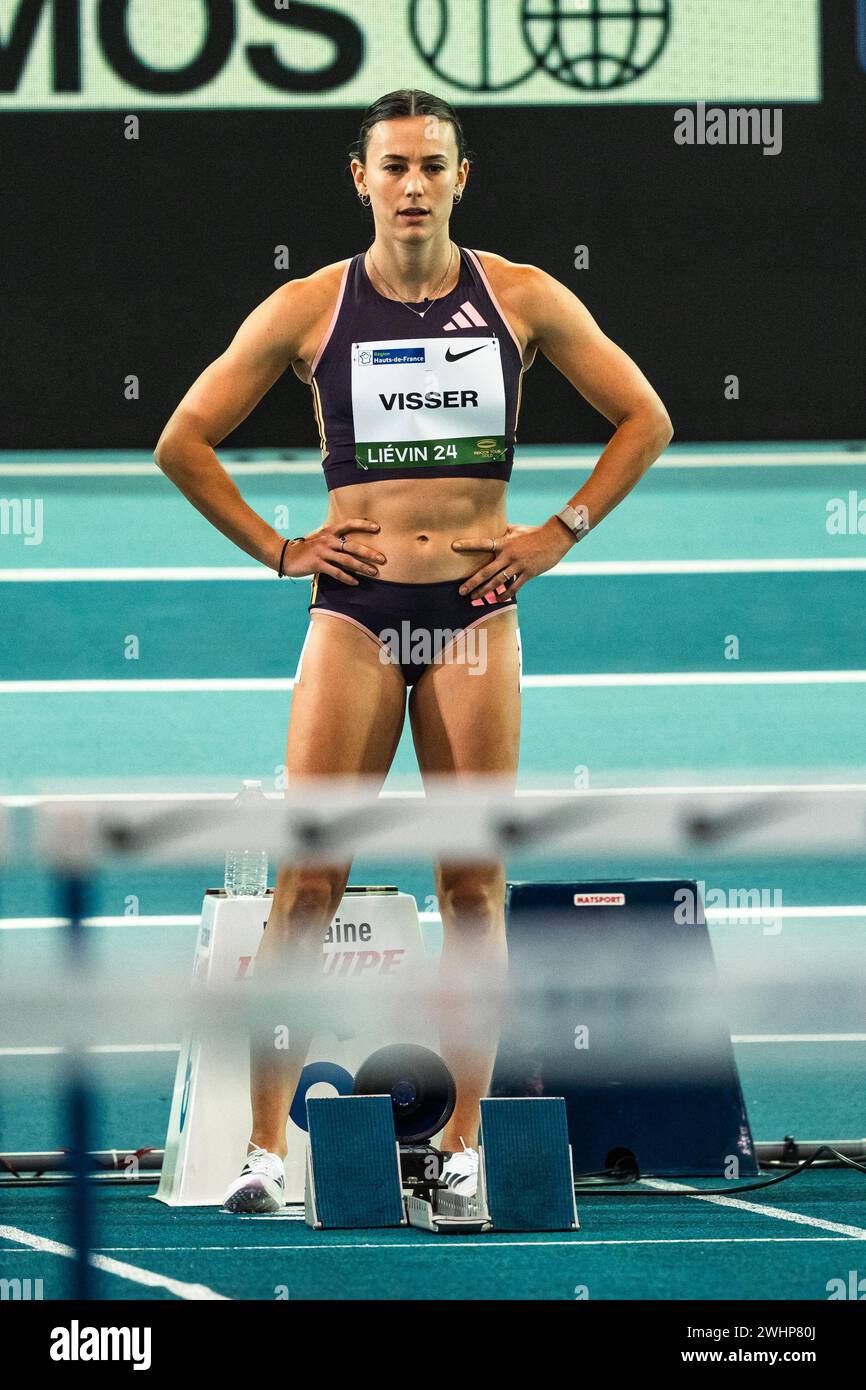 Nadine Visser 2018 Nadine VISSER (NED), 60m Hurdles Women, during the Meeting de Lievin 2024,  Hauts-de-France Pas-de-Calais Trophée EDF, World Athletics Indoor Tour Gold  athletics event on February 10, 2024 at Arena in Lievin, France -